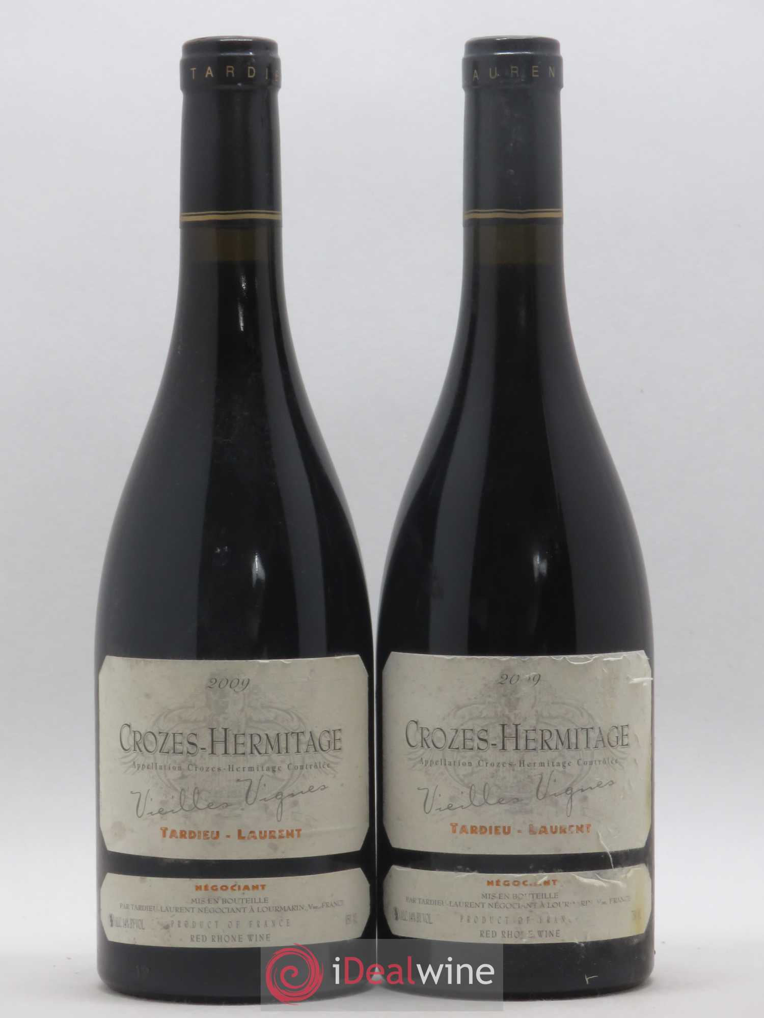 Crozes-Hermitage Vieilles Vignes Maison Tardieu-Laurent 2009 - Lot de 2 bouteilles - 0