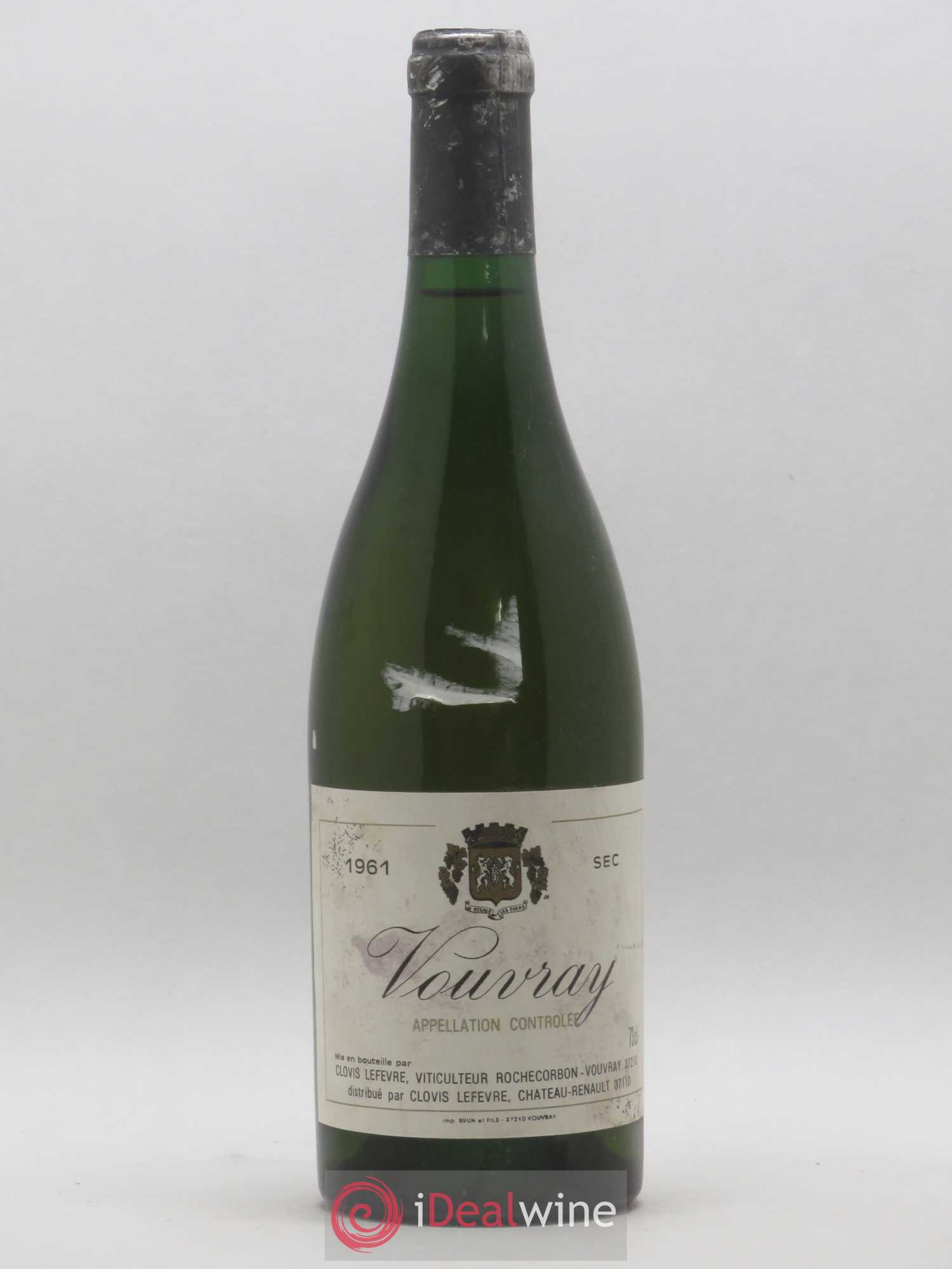 Vouvray Clovis Lefevre 1961 - Posten von 1 Flasche - 0