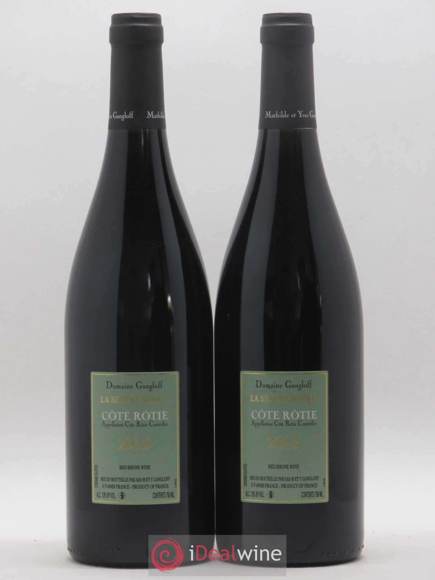 Côte-Rôtie La Sereine Noire Gangloff (Domaine) 2016 - Lot de 2 bouteilles - 1