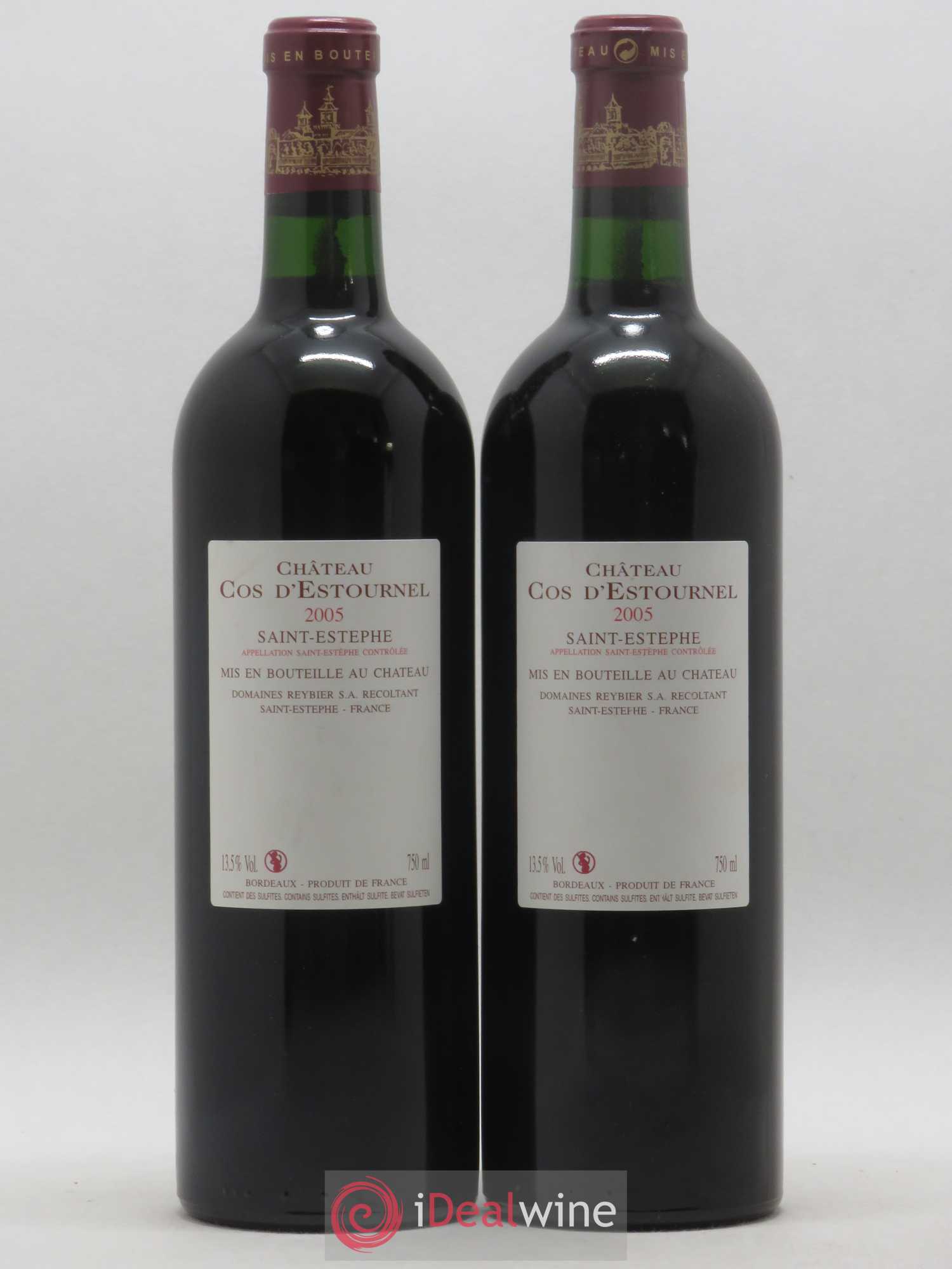Cos d'Estournel 2ème Grand Cru Classé 2005 - Lot de 2 bouteilles - 1