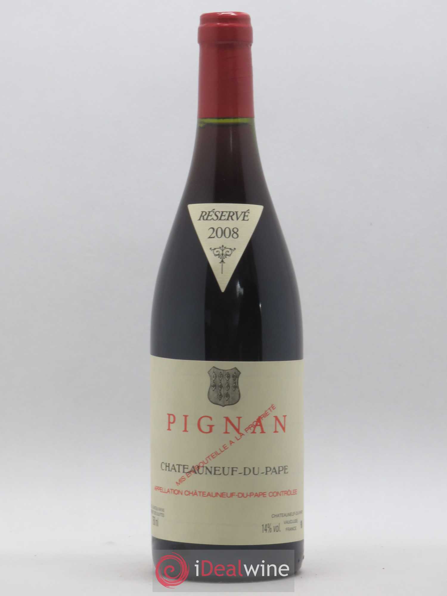 Châteauneuf-du-Pape Pignan Emmanuel Reynaud 2008 - Lot de 1 bouteille - 0