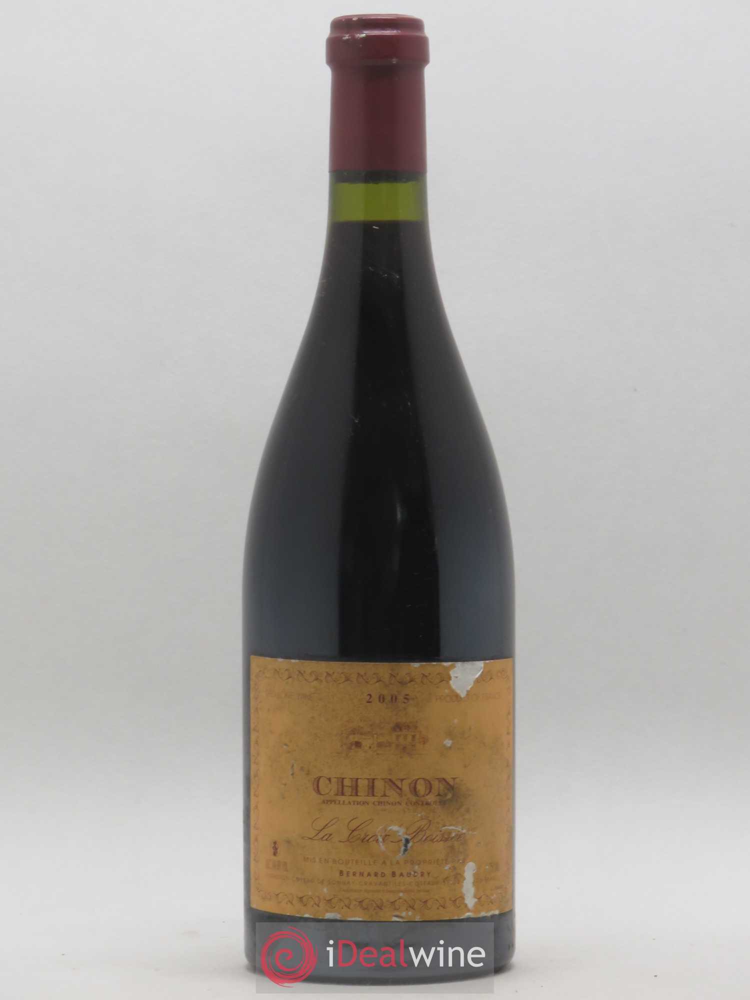 Chinon La Croix Boissée Bernard Baudry 2005 - Lot de 1 bouteille - 0