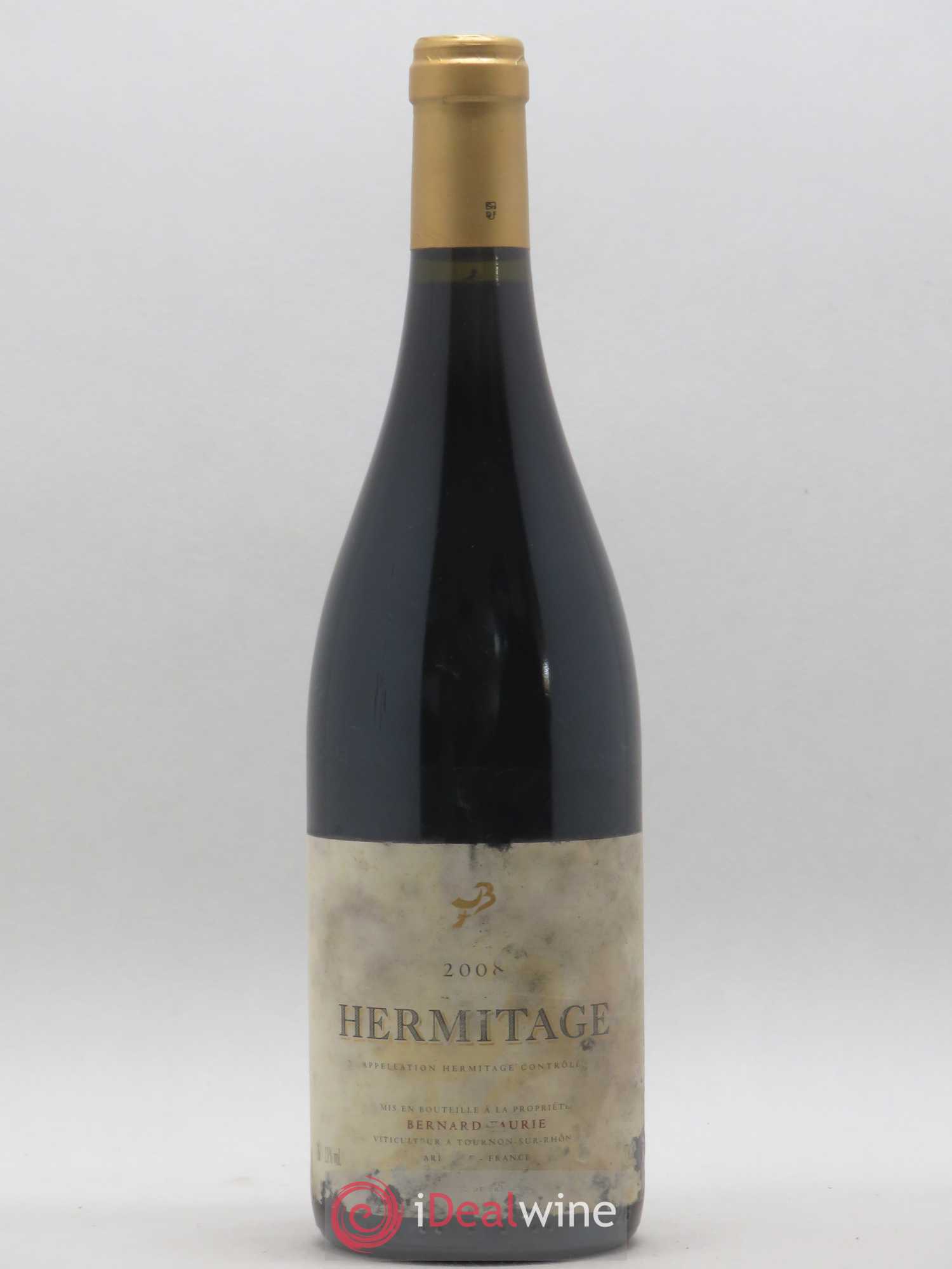 Hermitage Bessards Méal (capsule dorée) Bernard Faurie 2008 - Lot de 1 bouteille - 0
