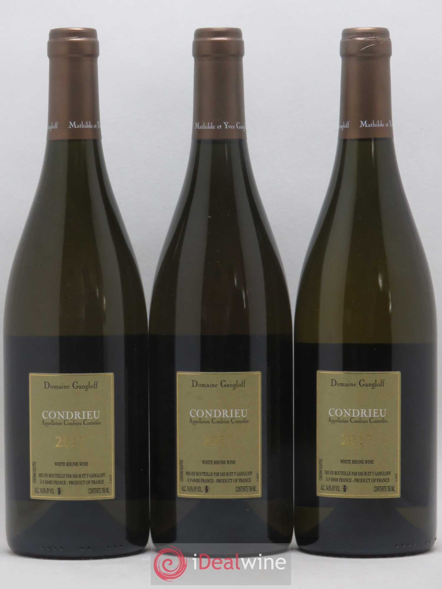 Condrieu Domaine Gangloff (Domaine) 2017 - Lot de 3 bouteilles - 1