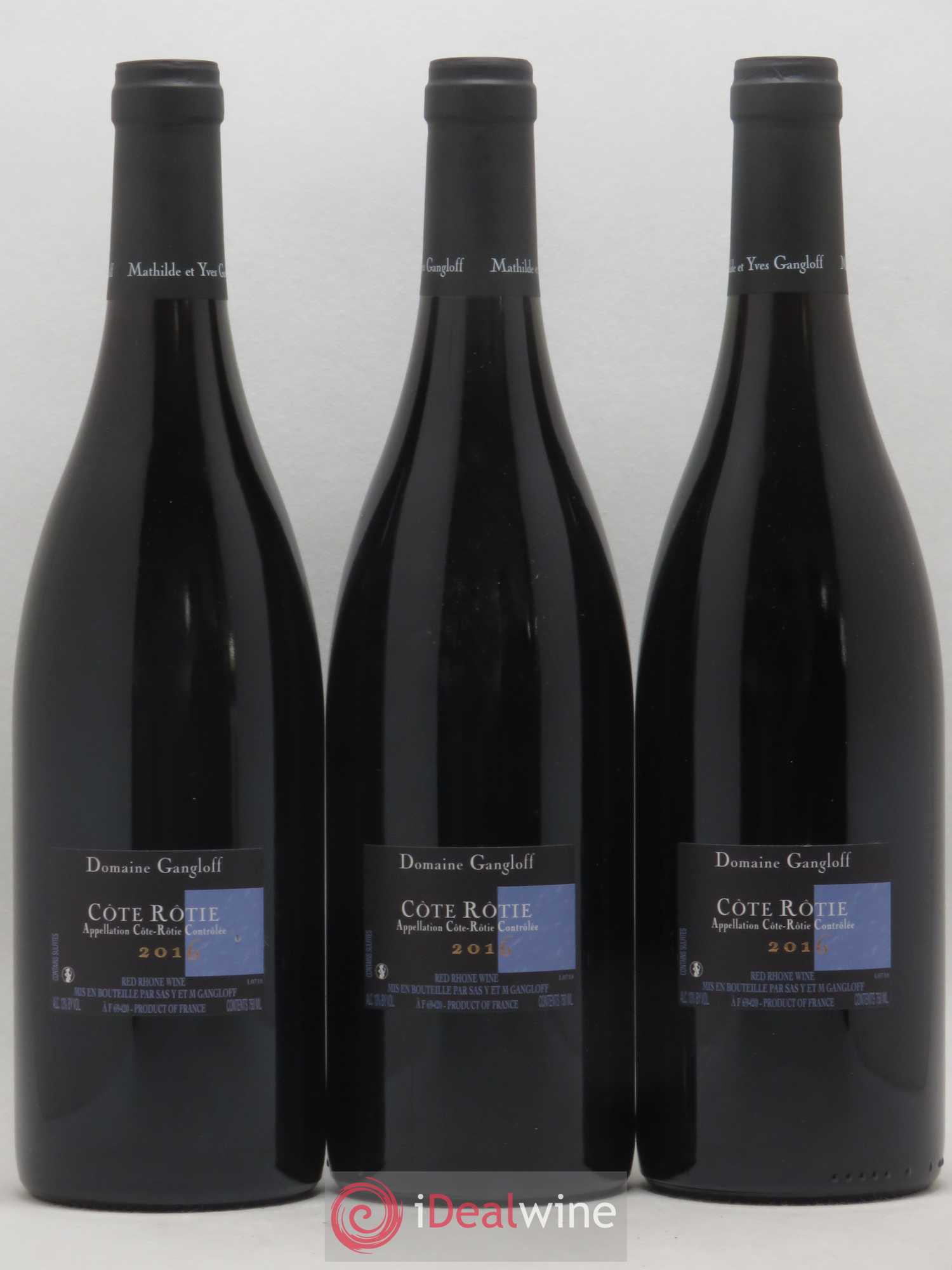Côte-Rôtie La Barbarine Gangloff (Domaine) 2016 - Lot de 3 bouteilles - 1