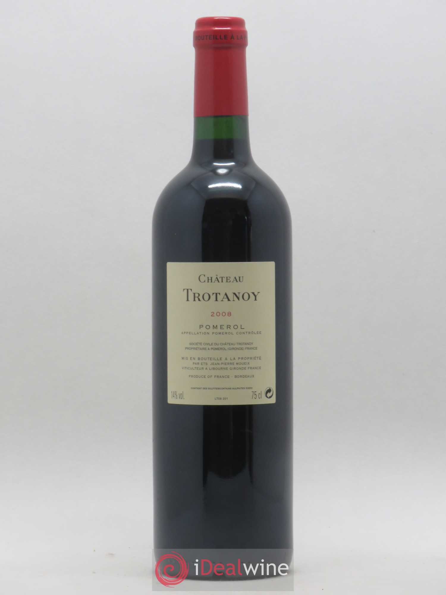 Château Trotanoy 2008 - Lot de 1 bouteille - 1