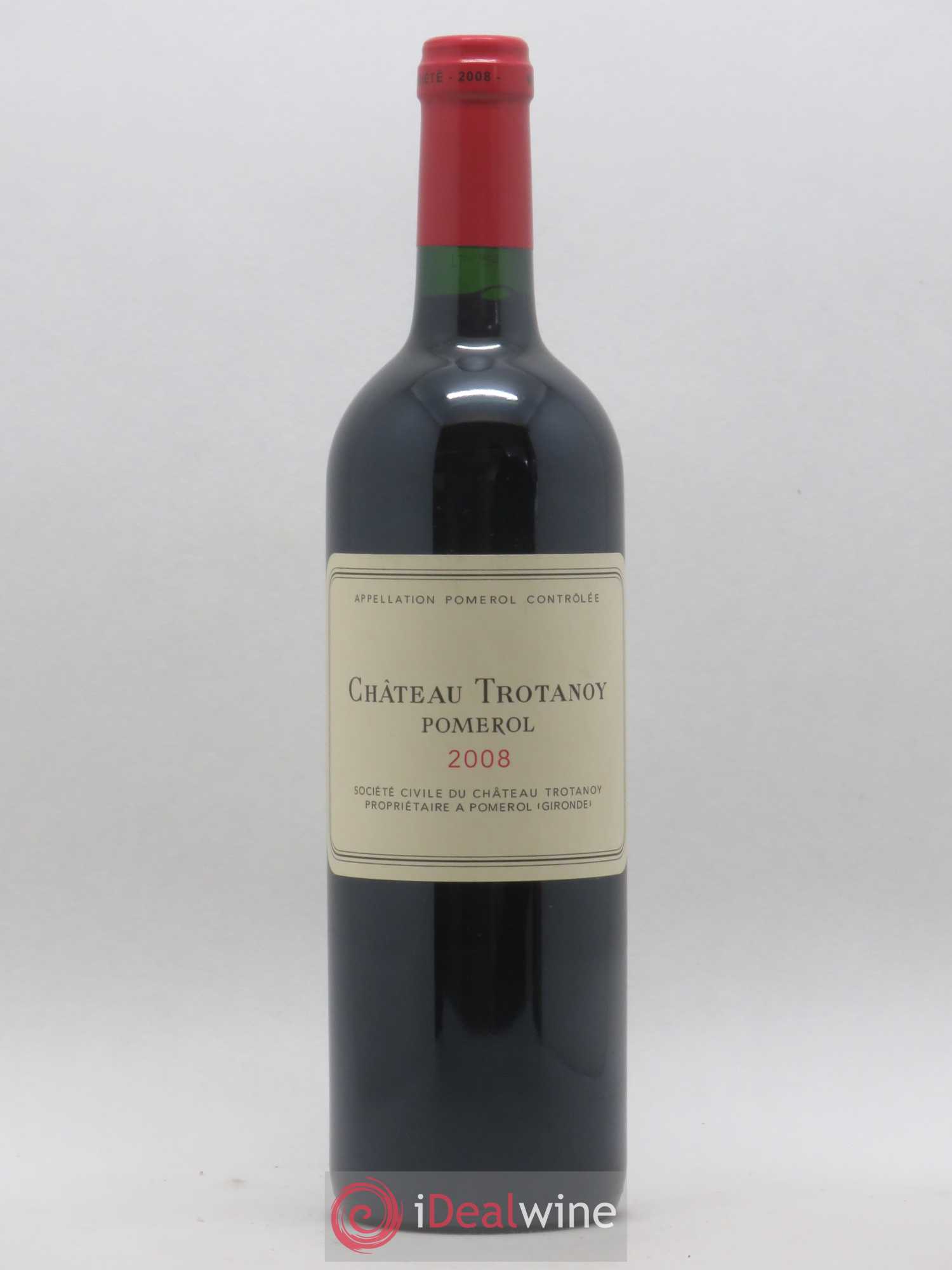 Château Trotanoy 2008 - Lot de 1 bouteille - 0