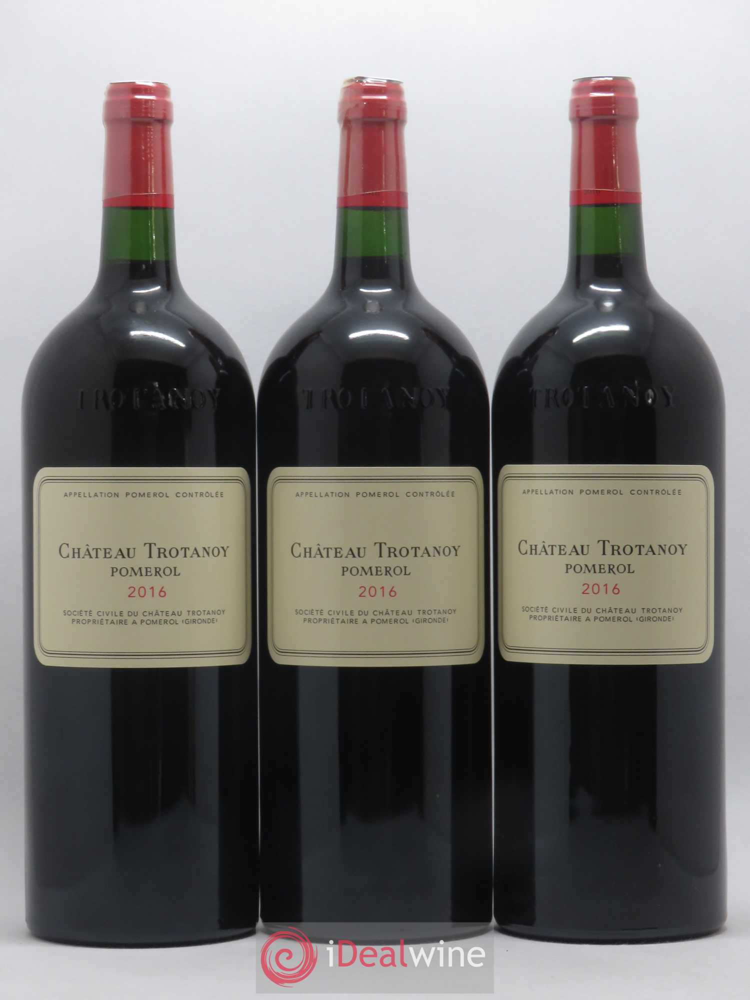Château Trotanoy 2016 - Lot de 3 magnums - 0