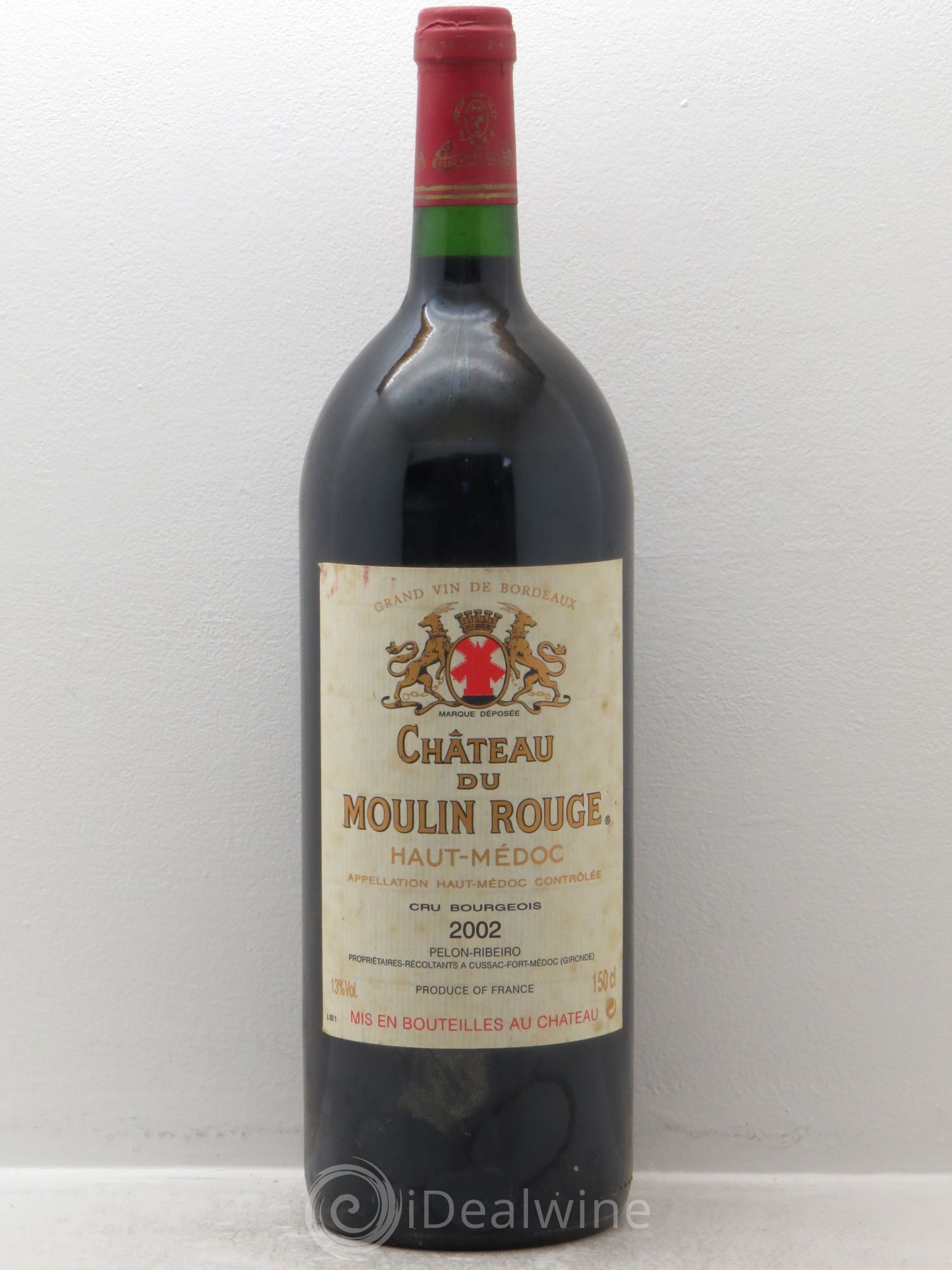 Château du Moulin Rouge Cru Bourgeois 2002 - Lot de 1 magnum - 0