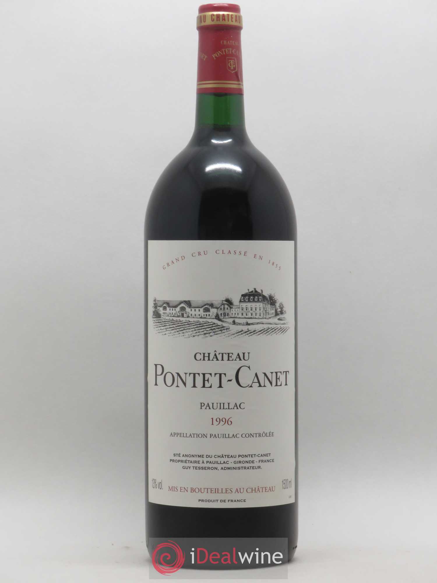 Château Pontet Canet 5ème Grand Cru Classé 1996 - Lot de 1 magnum - 0