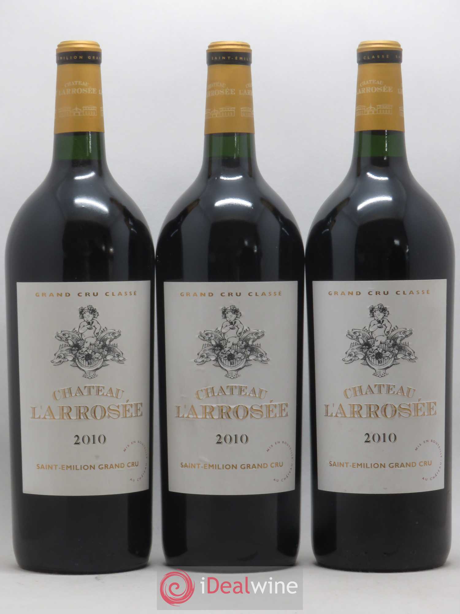 Château l' Arrosée Grand Cru Classé 2010 - Lot de 6 magnums - 1