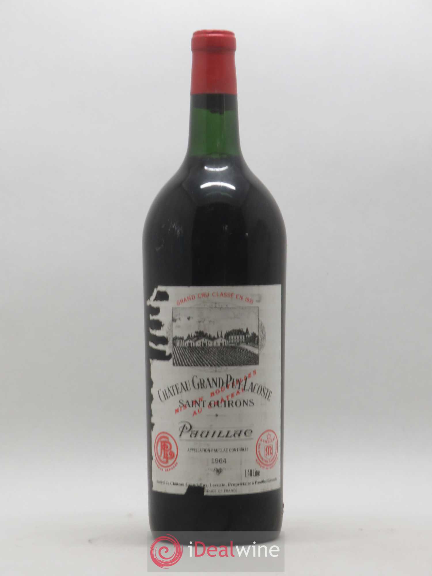 Château Grand Puy Lacoste 5ème Grand Cru Classé 1964 - Lot de 1 magnum - 0