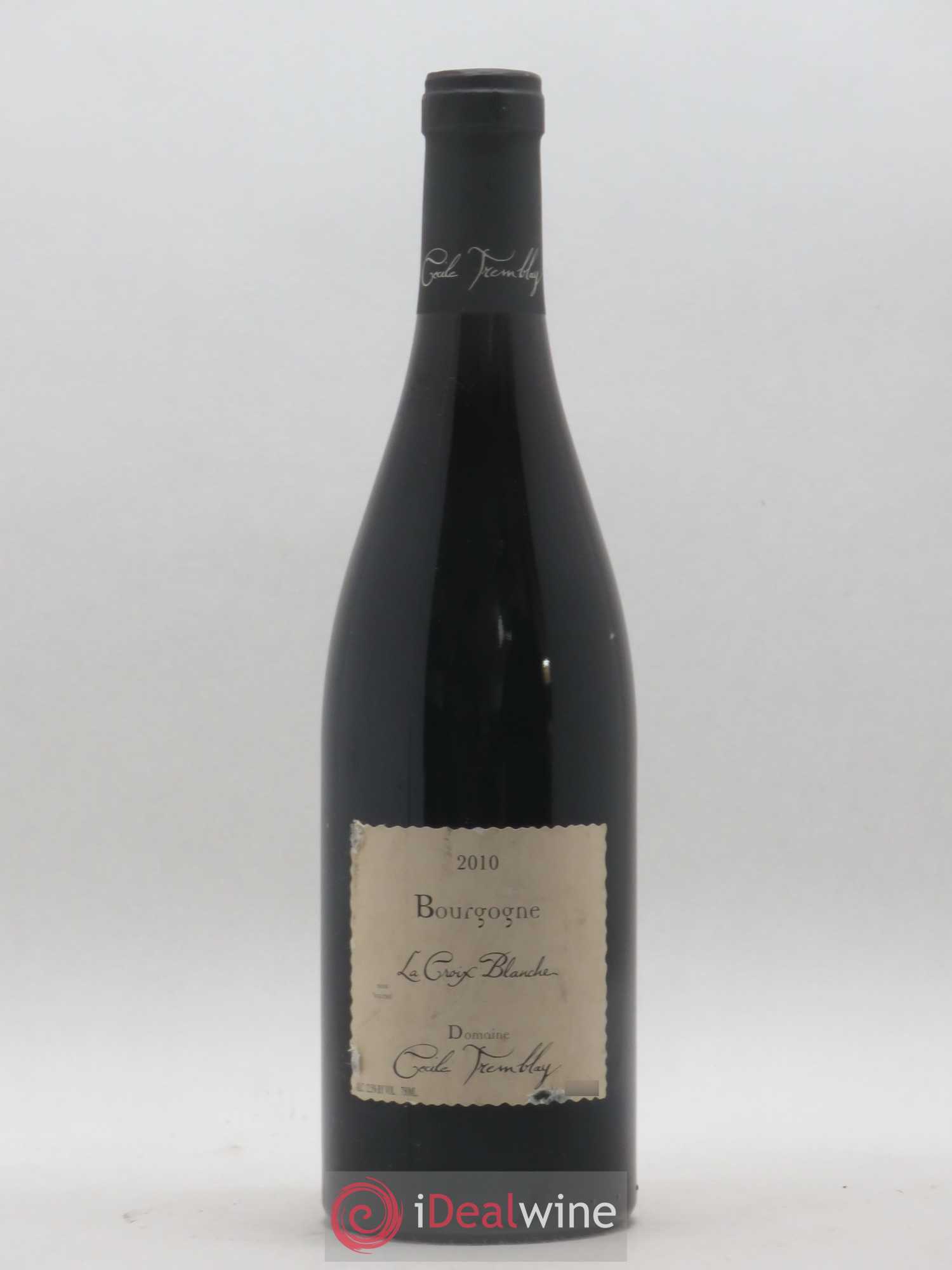 Bourgogne La Croix Blanche Cécile Tremblay 2010 - Lot de 1 bouteille - 0