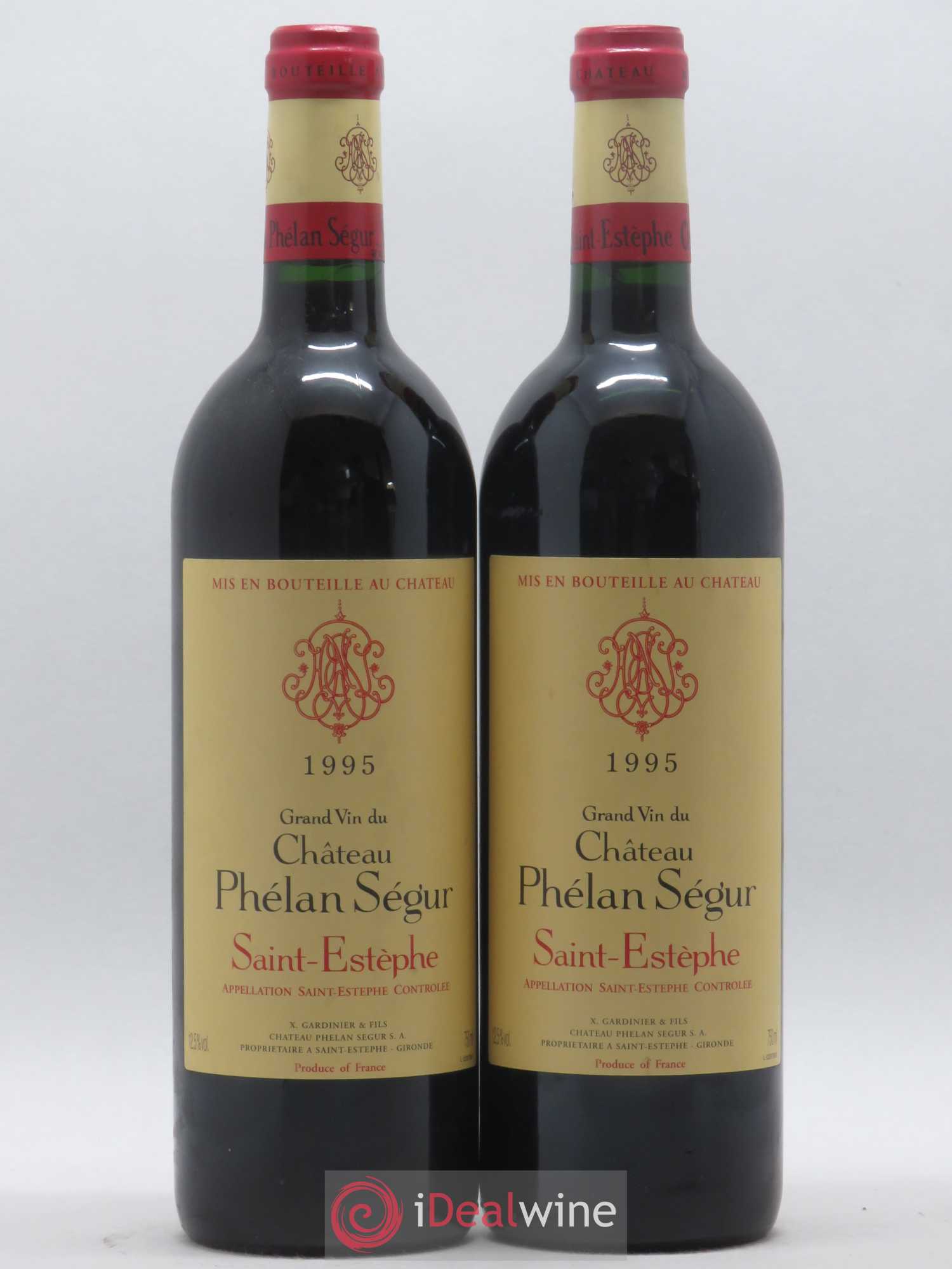 Château Phélan Ségur 1995 - Lot de 2 bouteilles - 0