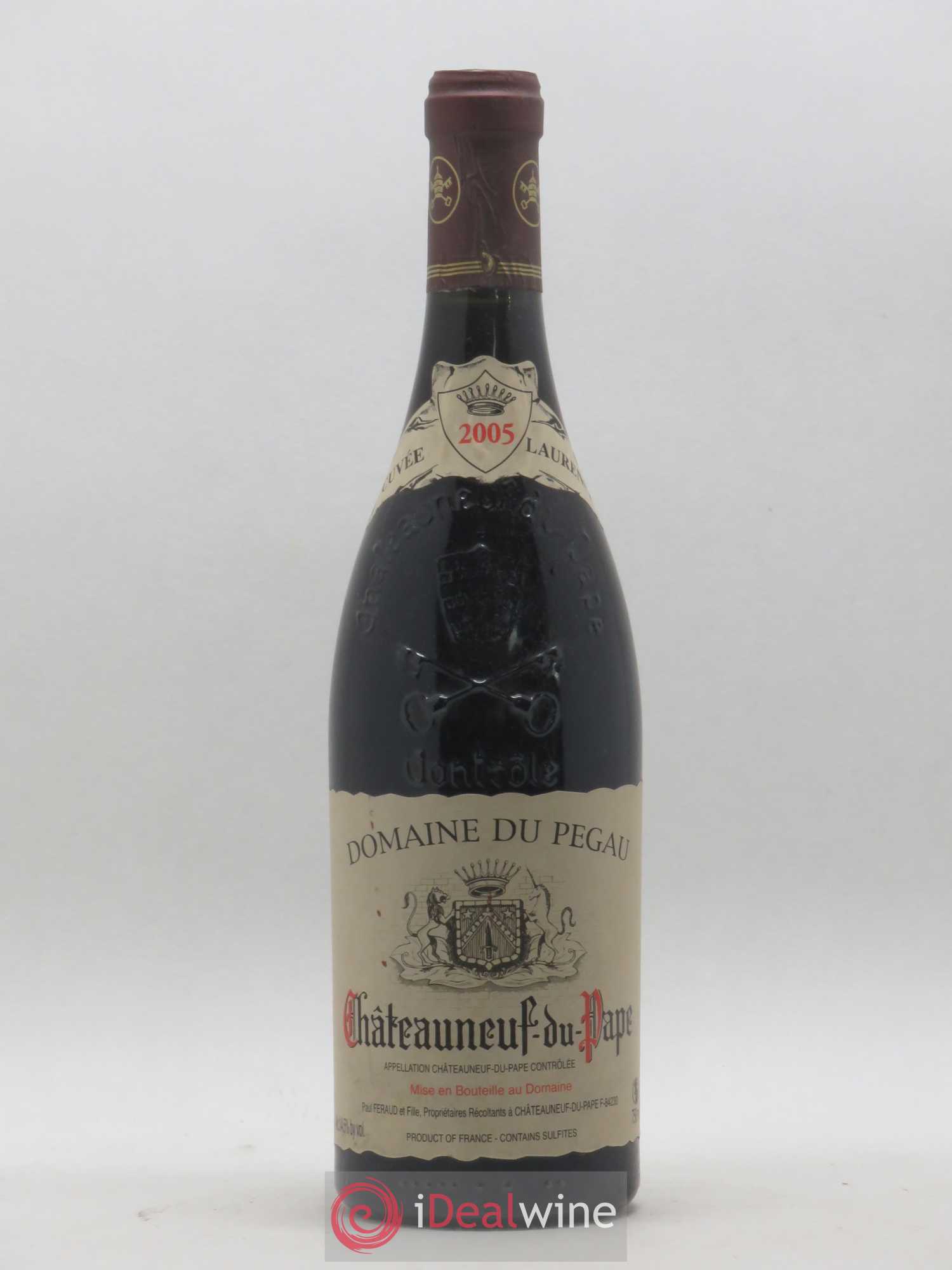 Châteauneuf-du-Pape Domaine du Pégau Cuvée Laurence Paul et Laurence Féraud 2005 - Lot de 1 bouteille - 0