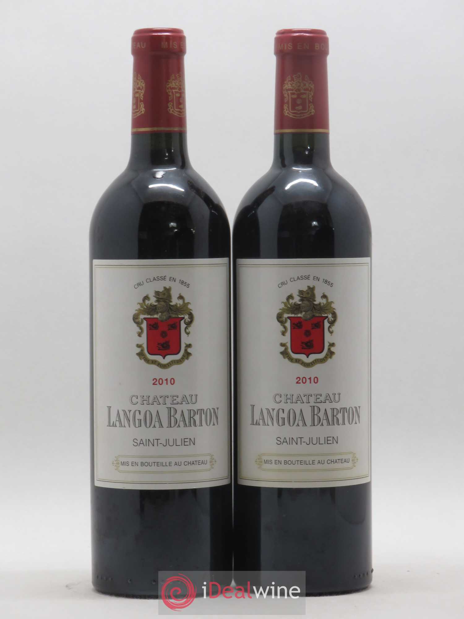 Château Langoa Barton 3ème Grand Cru Classé 2010 - Lot de 2 bouteilles - 0