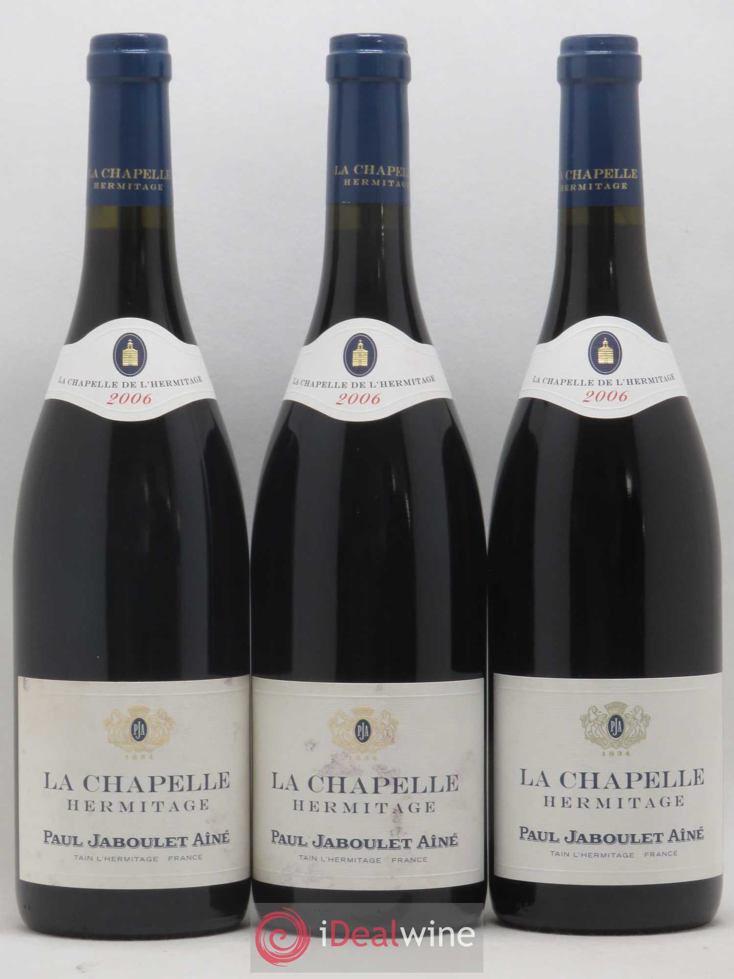 Hermitage La Chapelle Paul Jaboulet Ainé 2006 - Lot de 3 bouteilles - 0
