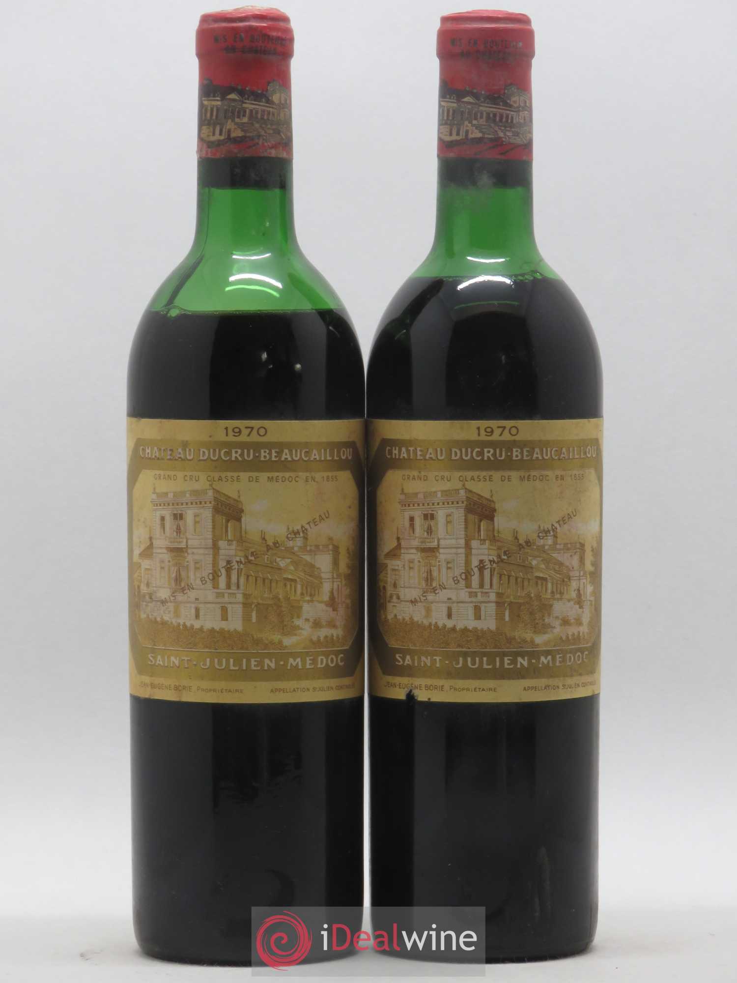 Château Ducru Beaucaillou 2ème Grand Cru Classé 1970 - Lot de 2 bouteilles - 0