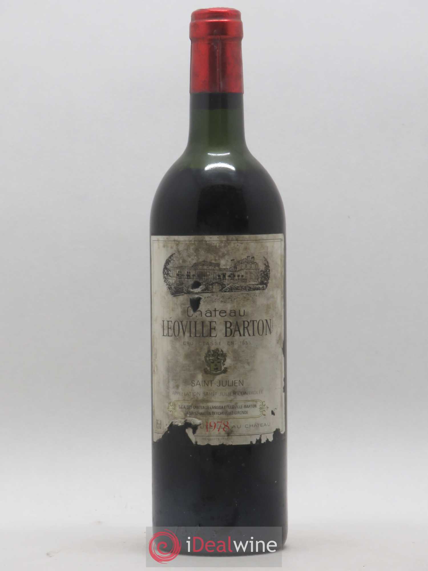 Château Léoville Barton 2ème Grand Cru Classé 1978 - Lot de 1 bouteille - 0