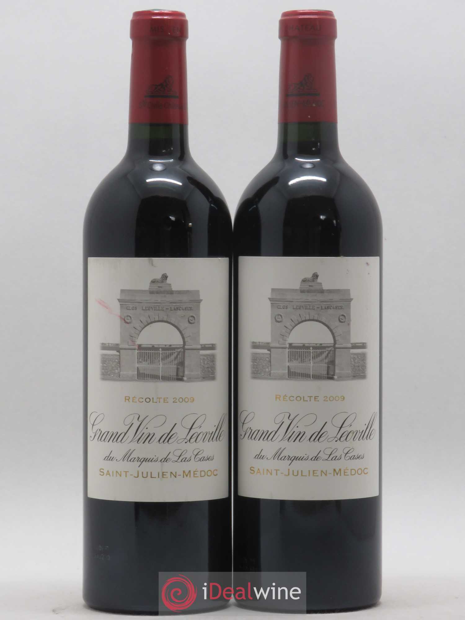 Château Léoville Las Cases 2ème Grand Cru Classé 2009 - Lot de 2 bouteilles - 0