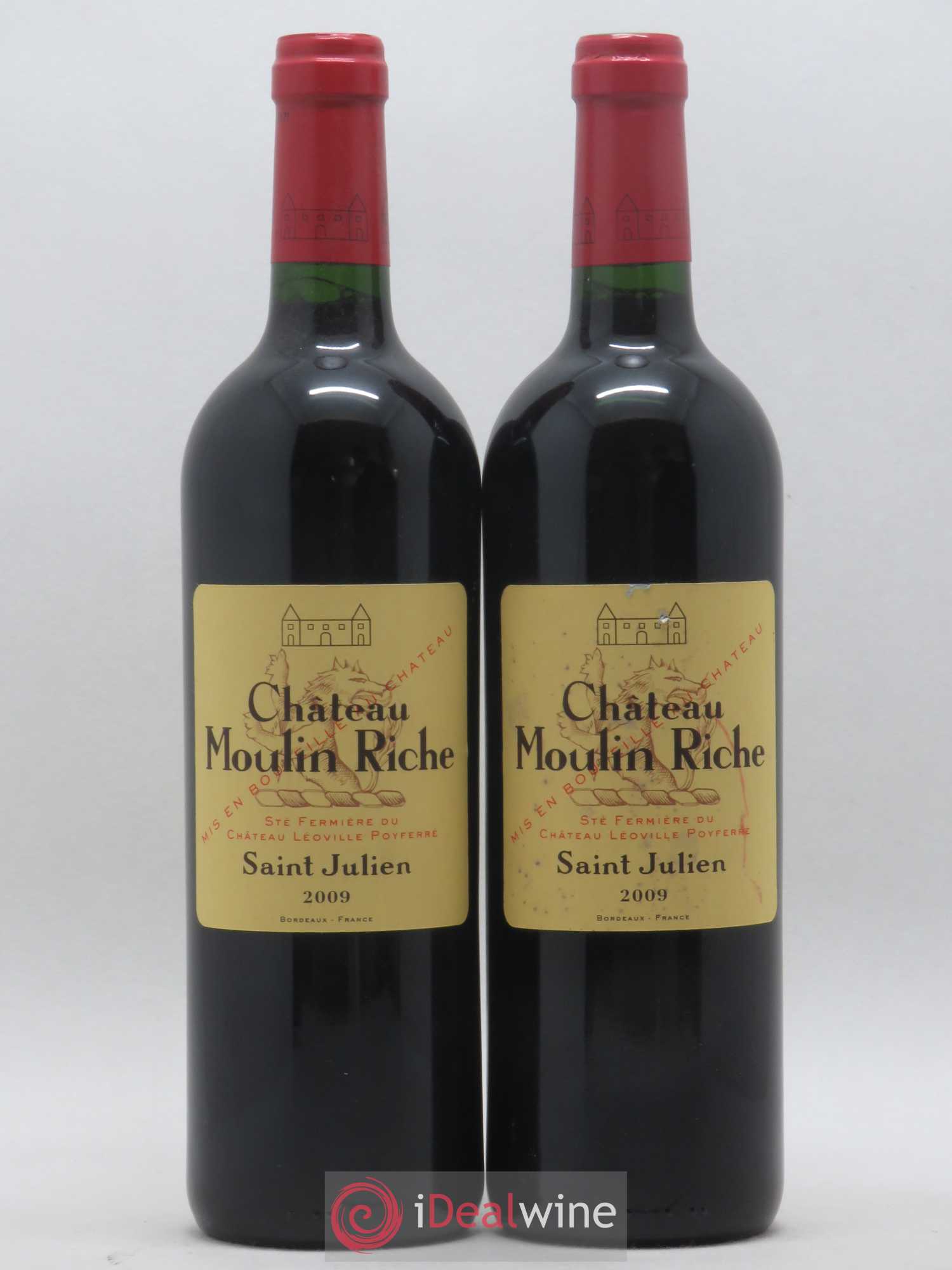 Château Moulin Riche 2009 - Posten von 2 Flaschen - 0