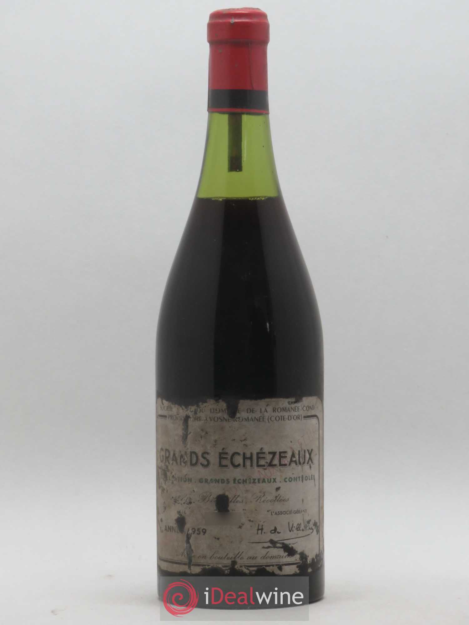 Grands-Echezeaux Grand Cru Domaine de la Romanée-Conti 1959 - Lot de 1 bouteille - 0