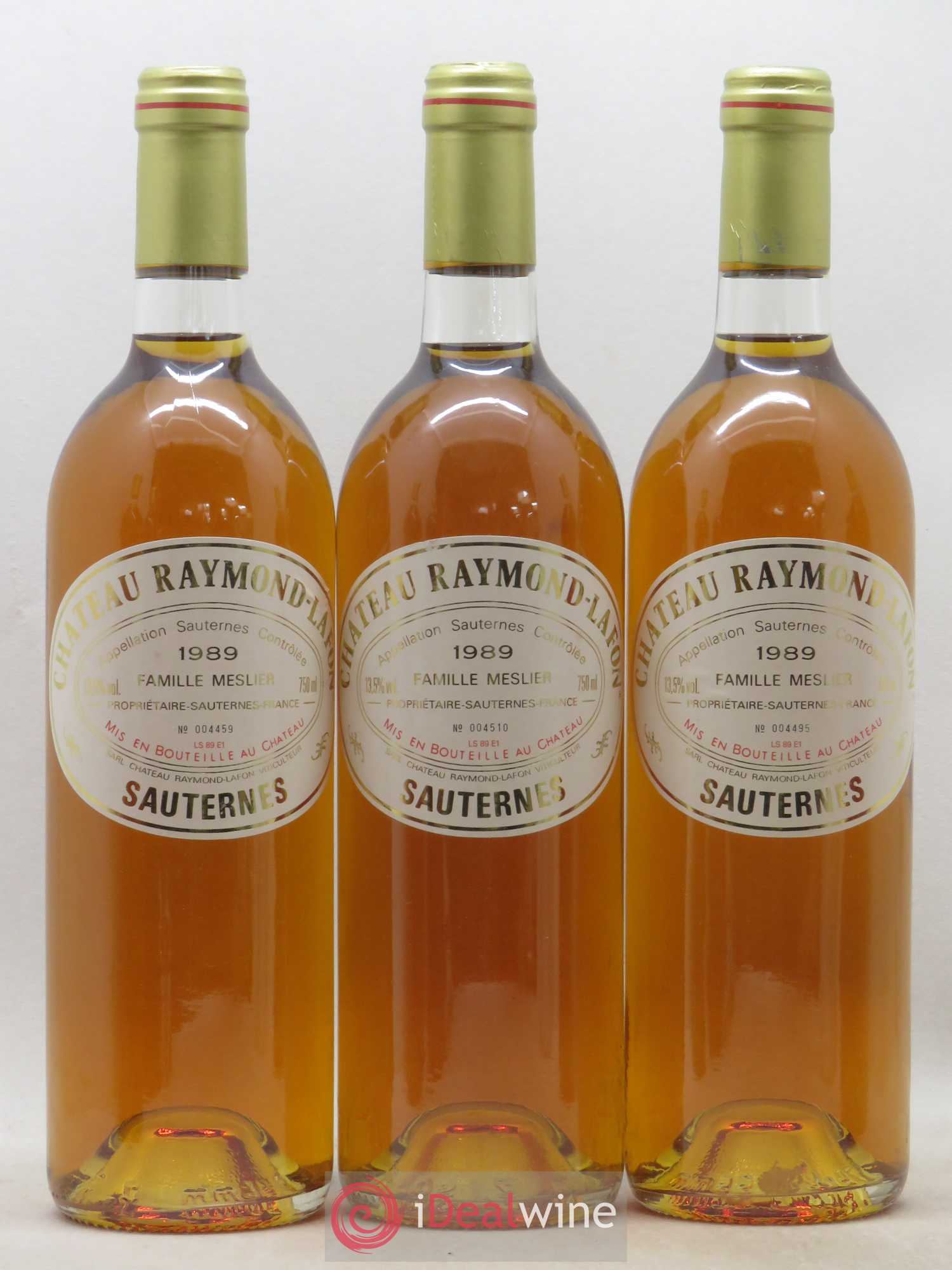 Château Raymond Lafon 1989 - Lotto di 6 bottiglie - 2