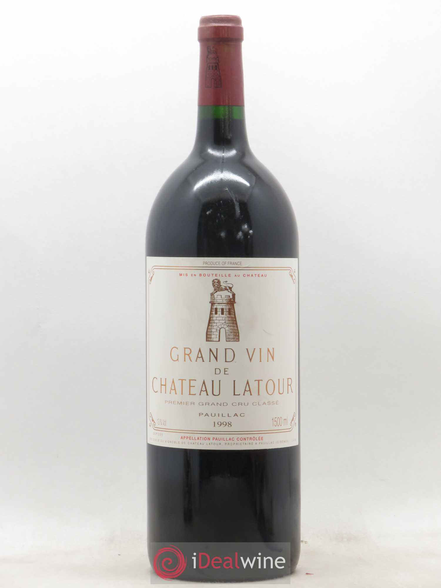 Château Latour 1er Grand Cru Classé 1998 - Lot de 1 magnum - 0