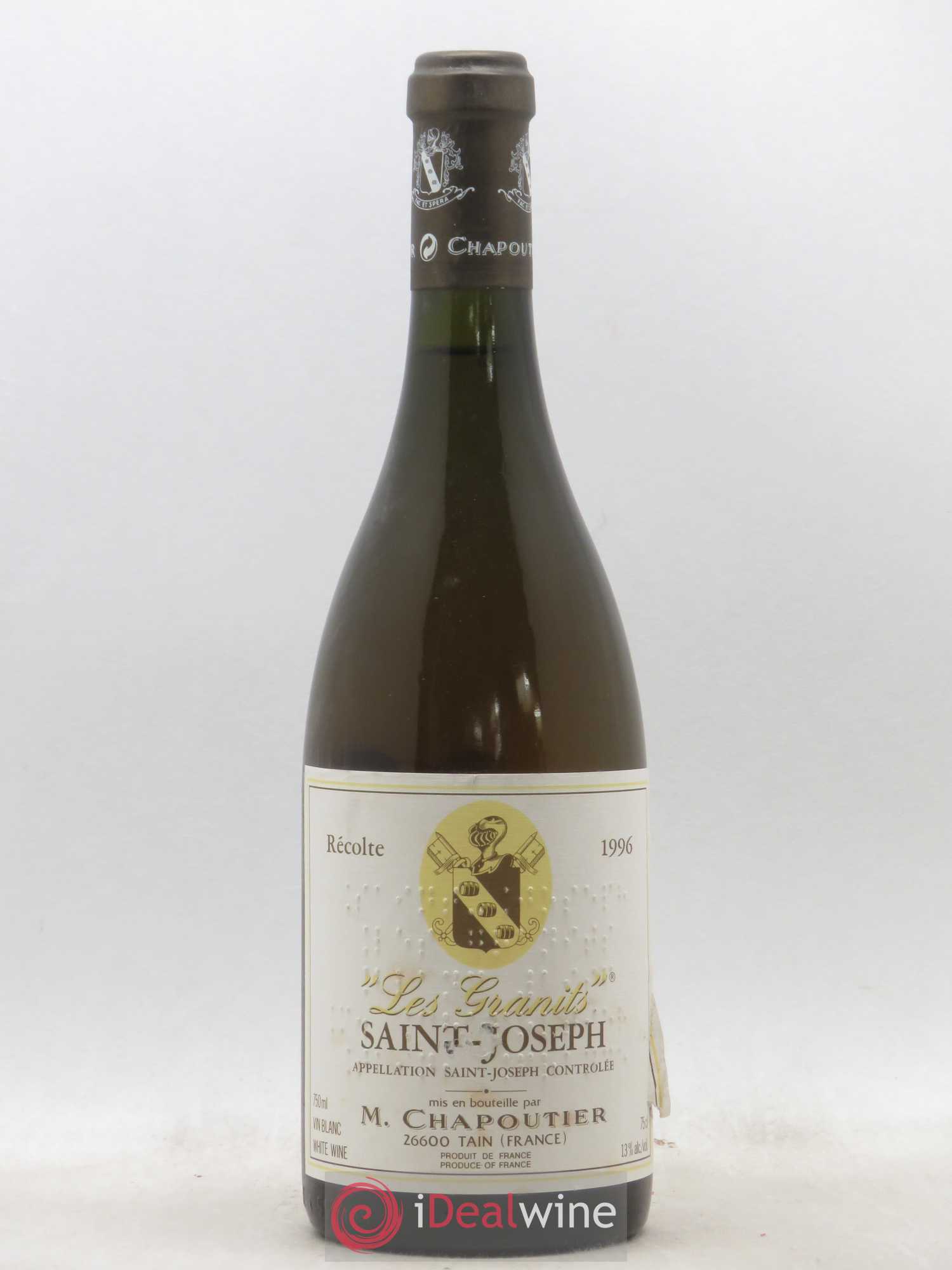 Saint-Joseph Les Granits Chapoutier 1996 - Lot de 1 bouteille - 0