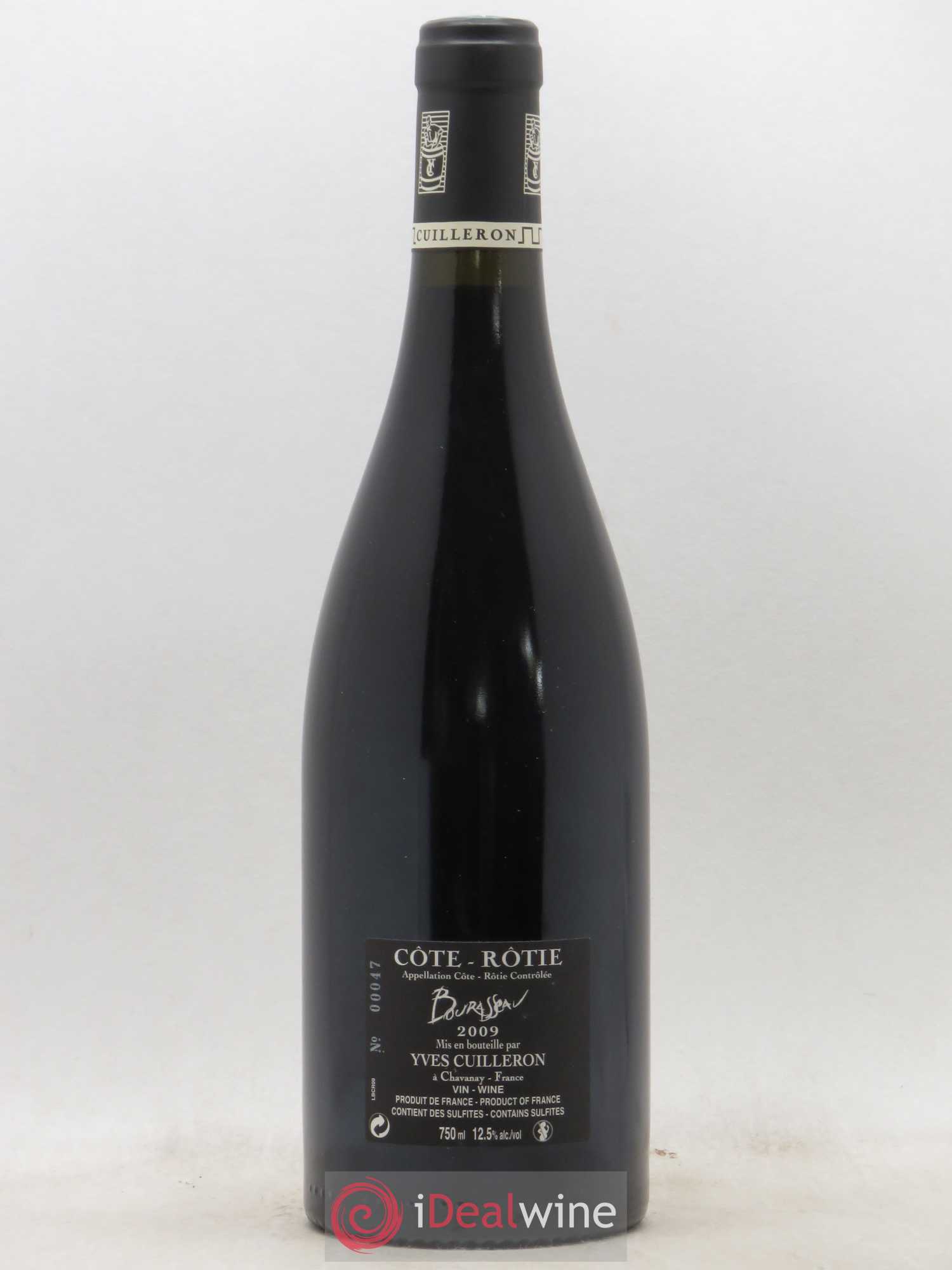 Côte-Rôtie Cuvée Bourasseau Yves Cuilleron (Domaine) 2009 - Lot de 1 bouteille - 1