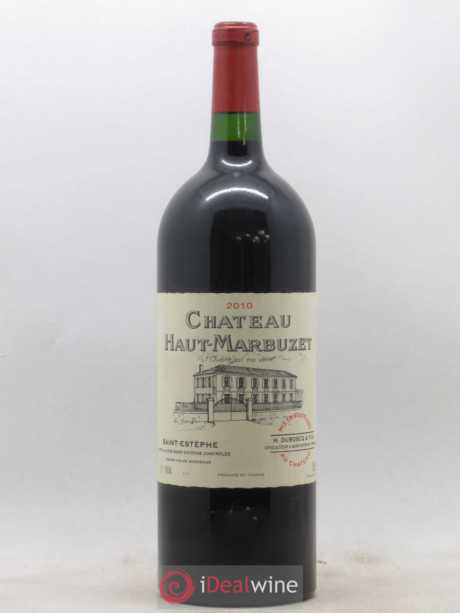 Château Haut Marbuzet 2010 - Lot de 1 magnum - 0