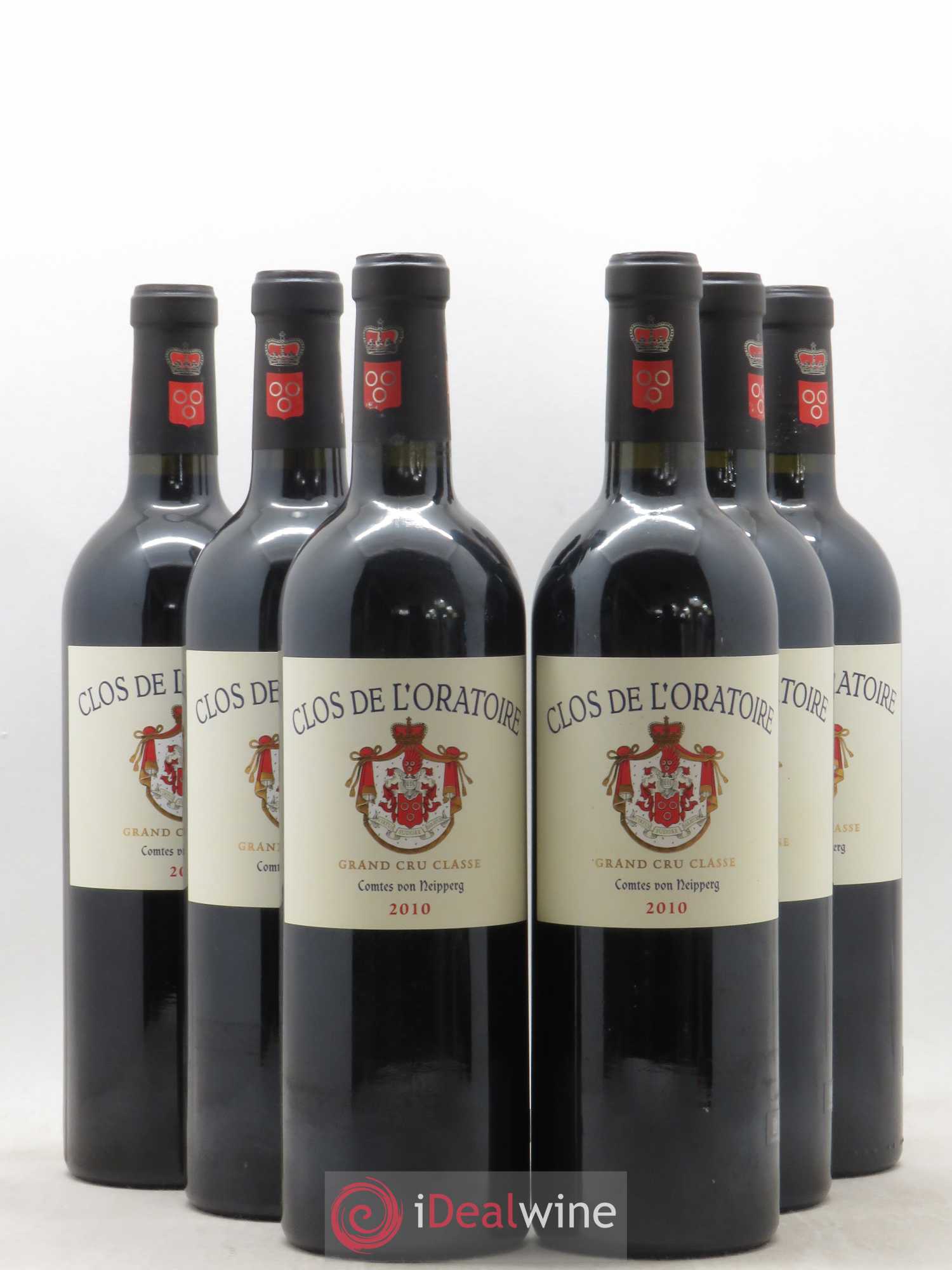 Clos de l'Oratoire Grand Cru Classé 2010 - Lot de 6 bouteilles - 0