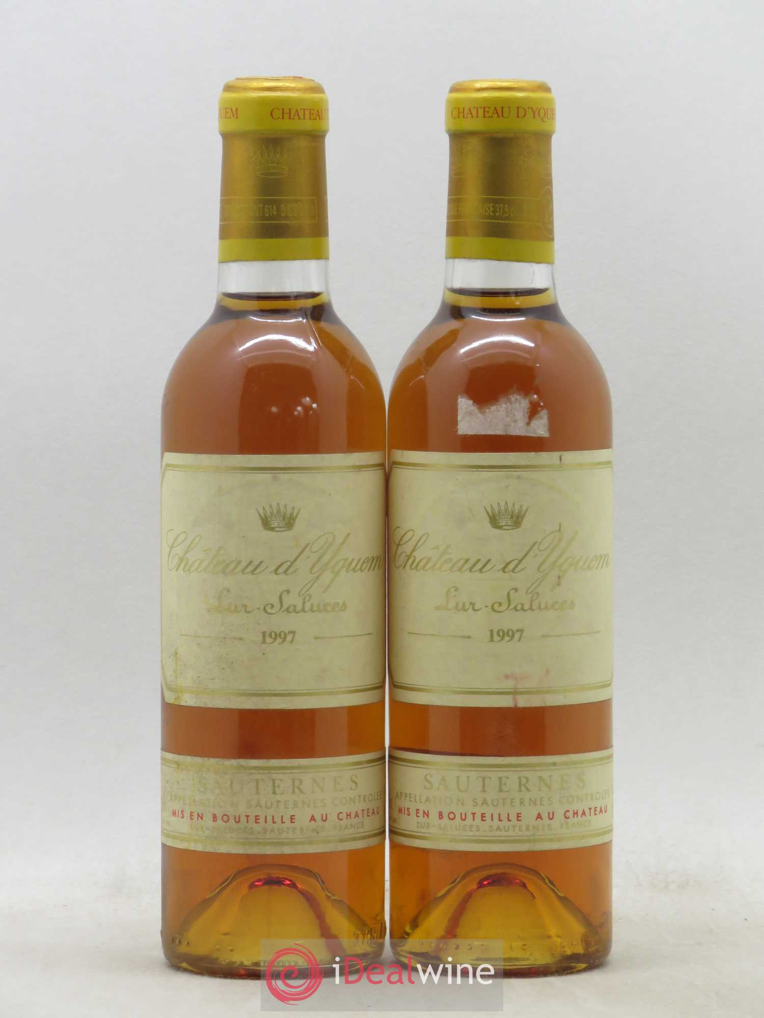 Château d' Yquem 1er Cru Classé Supérieur 1997 - Posten von 2 Demi-Flaschen - 0