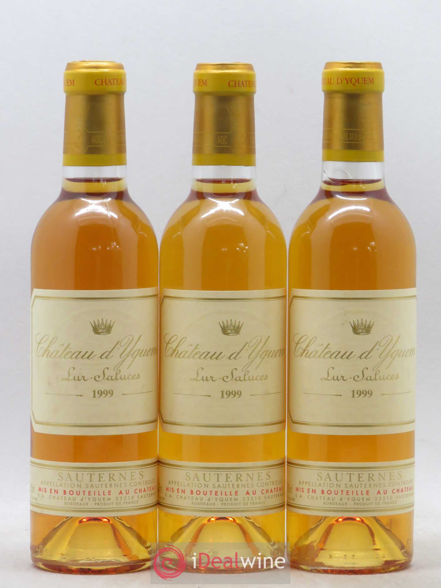 Château d' Yquem 1er Cru Classé Supérieur 1999 - Posten von 12 Demi-Flaschen - 2