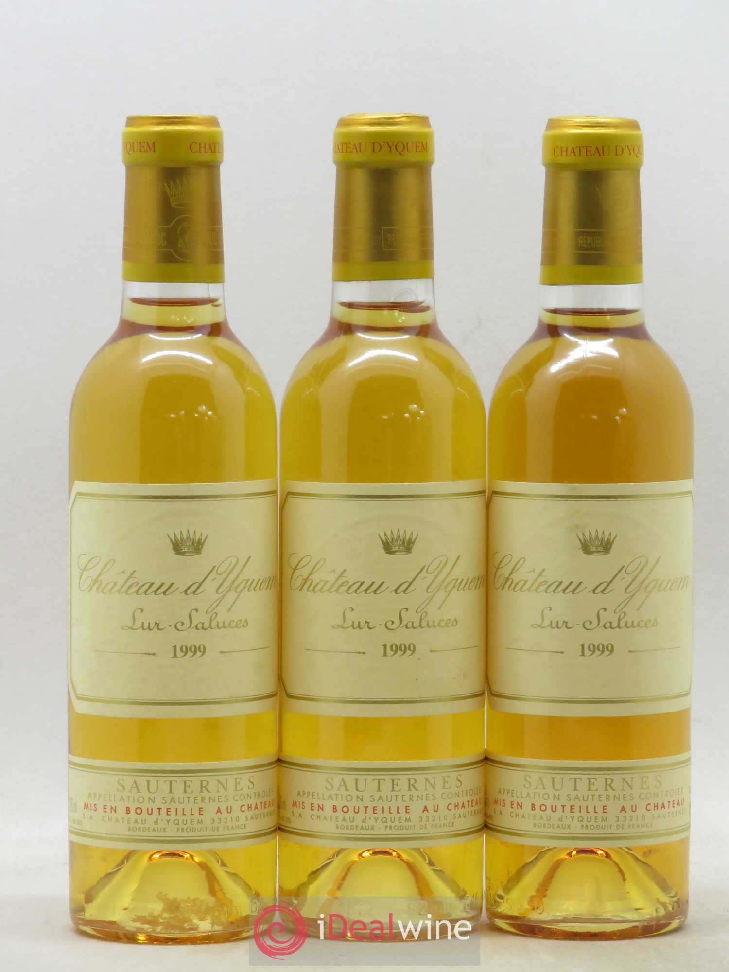 Château d' Yquem 1er Cru Classé Supérieur 1999 - Posten von 12 Demi-Flaschen - 4
