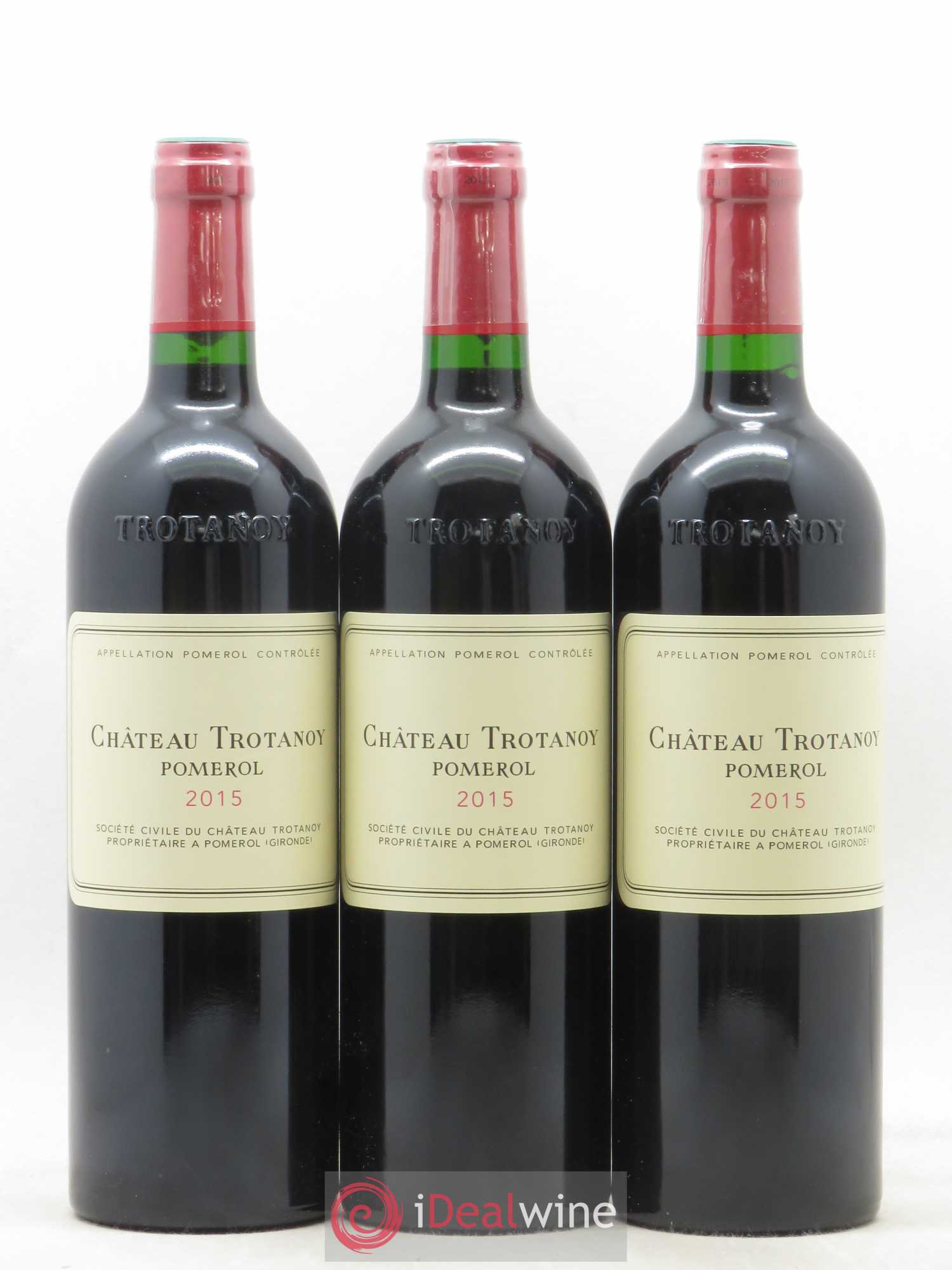 Château Trotanoy 2015 - Lot de 3 bouteilles - 0