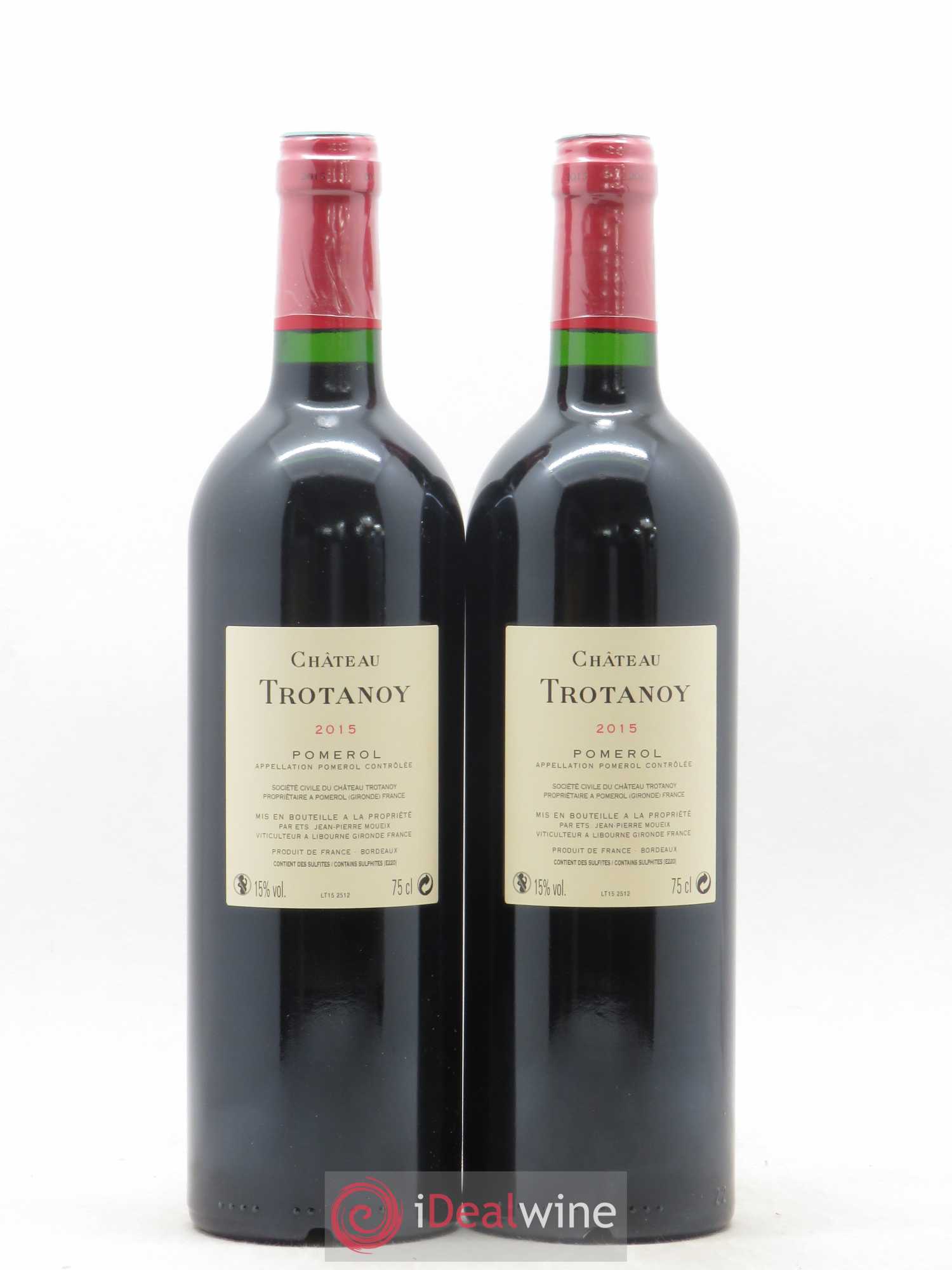 Château Trotanoy 2015 - Lot de 2 bouteilles - 1