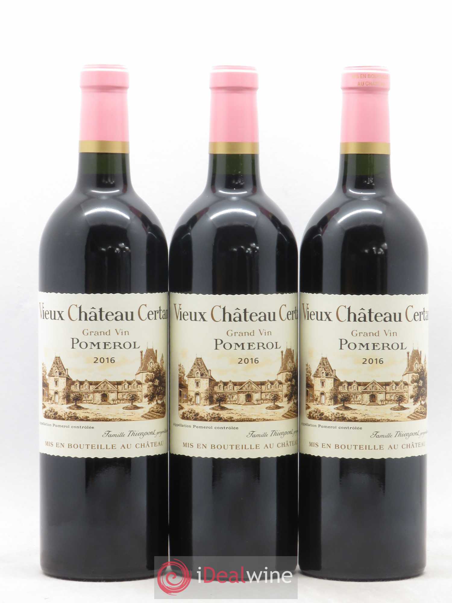 Vieux Château Certan 2016 - Lot de 3 bouteilles - 0