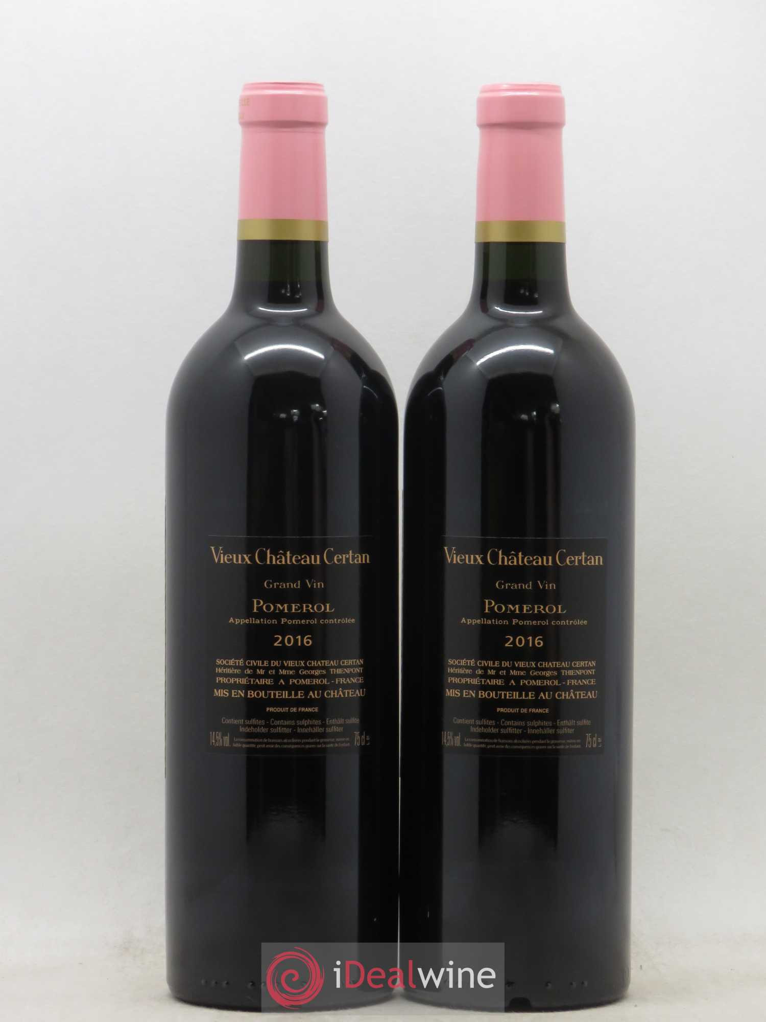 Vieux Château Certan 2016 - Lot de 2 bouteilles - 1