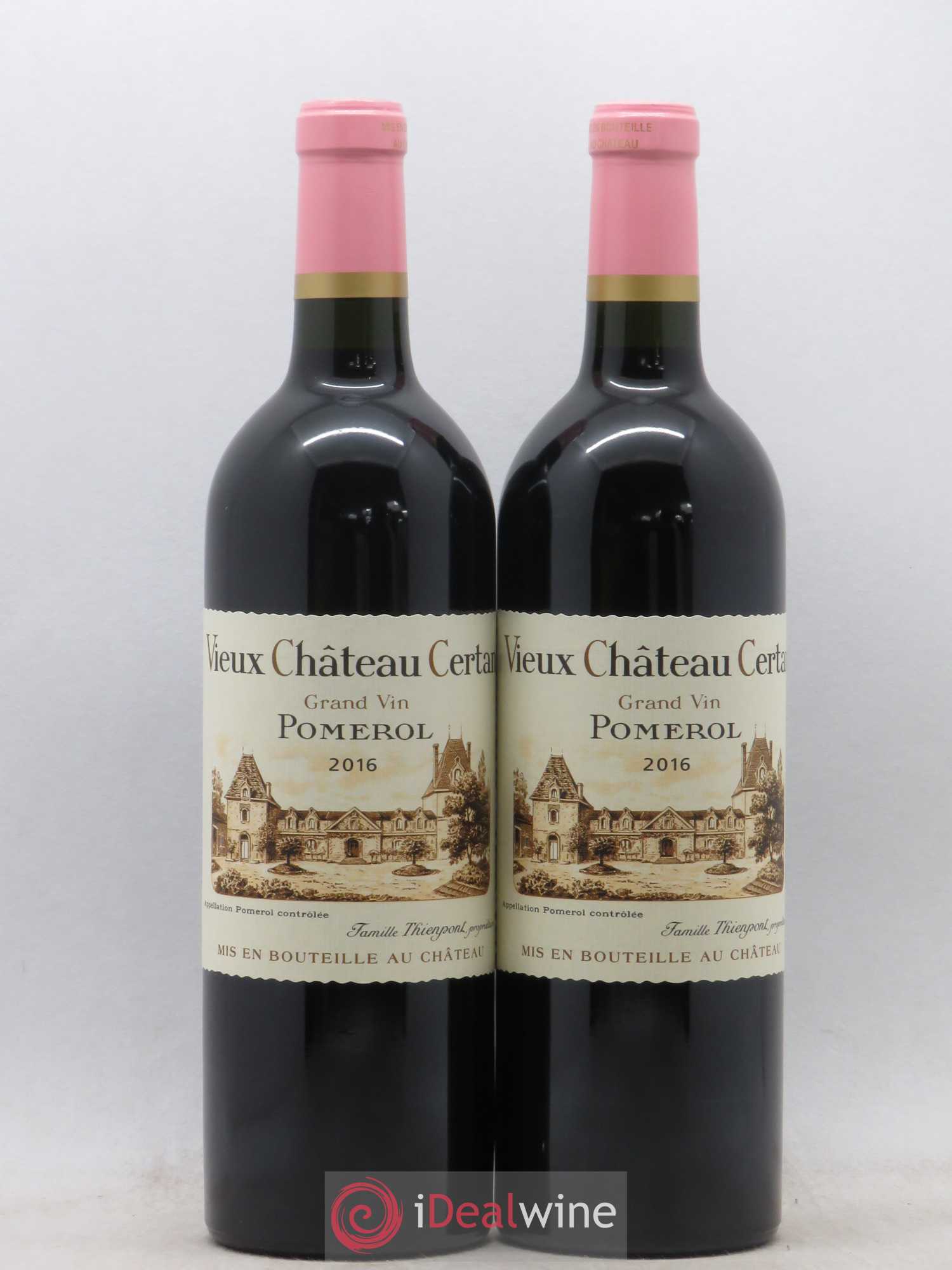 Vieux Château Certan 2016 - Lot de 2 bouteilles - 0