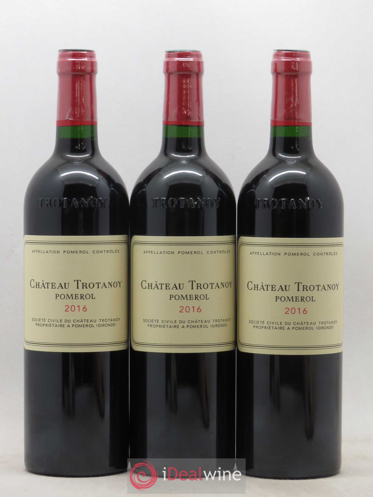 Château Trotanoy 2016 - Lot de 3 bouteilles - 0