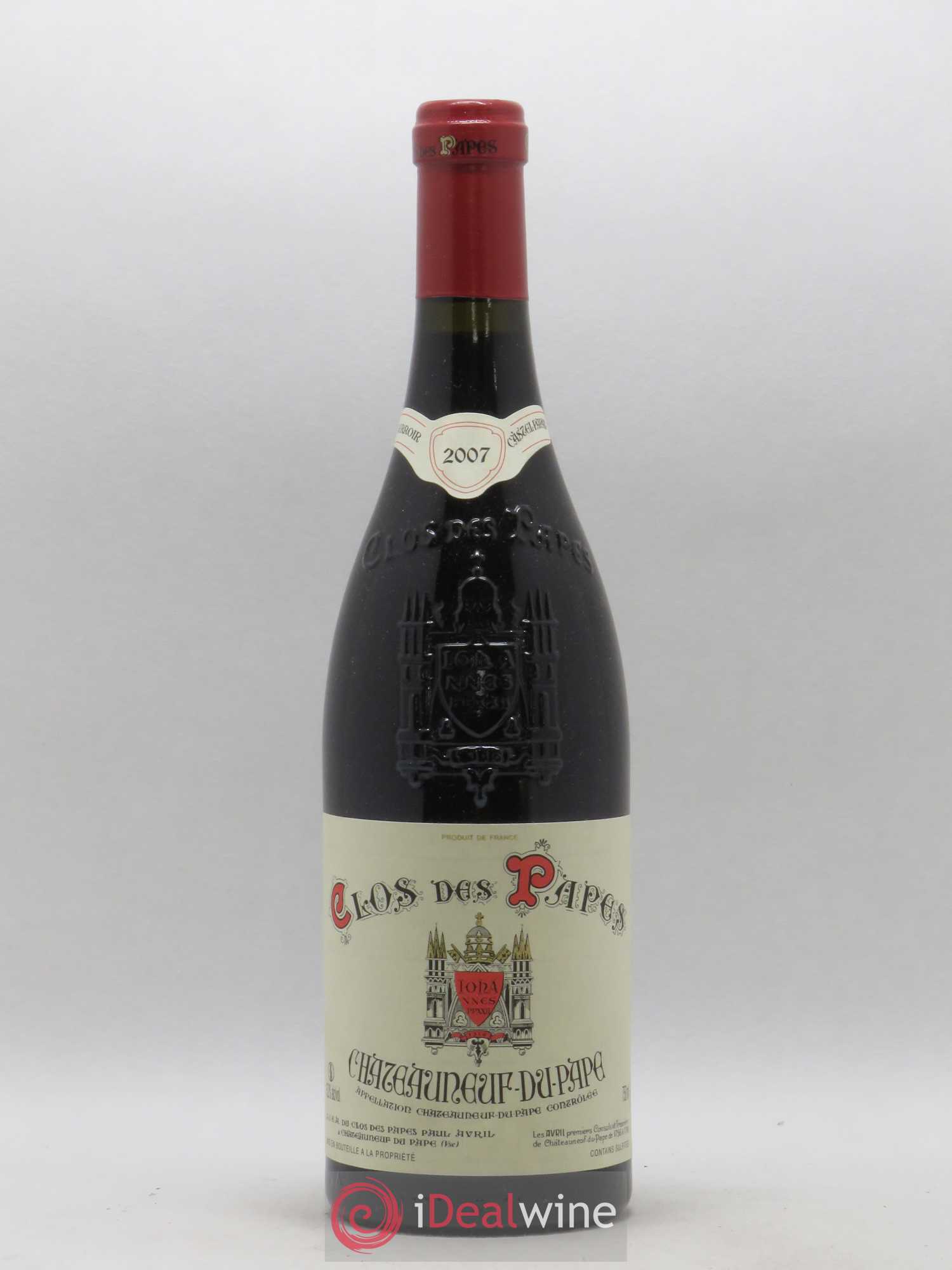 Châteauneuf-du-Pape Clos des Papes - Paul Avril 2007 - Lot de 1 bouteille - 0