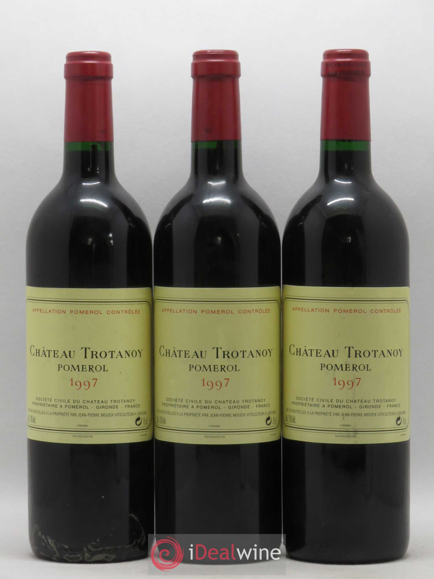 Château Trotanoy 1997 - Lot de 3 bouteilles - 0