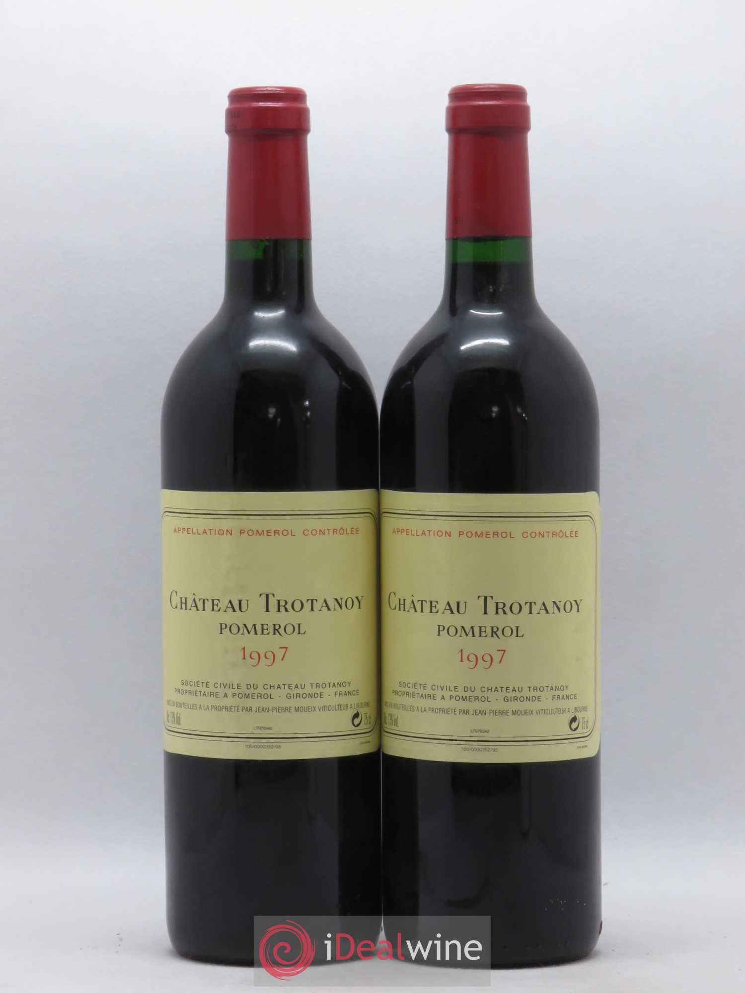 Château Trotanoy 1997 - Lot de 2 bouteilles - 0
