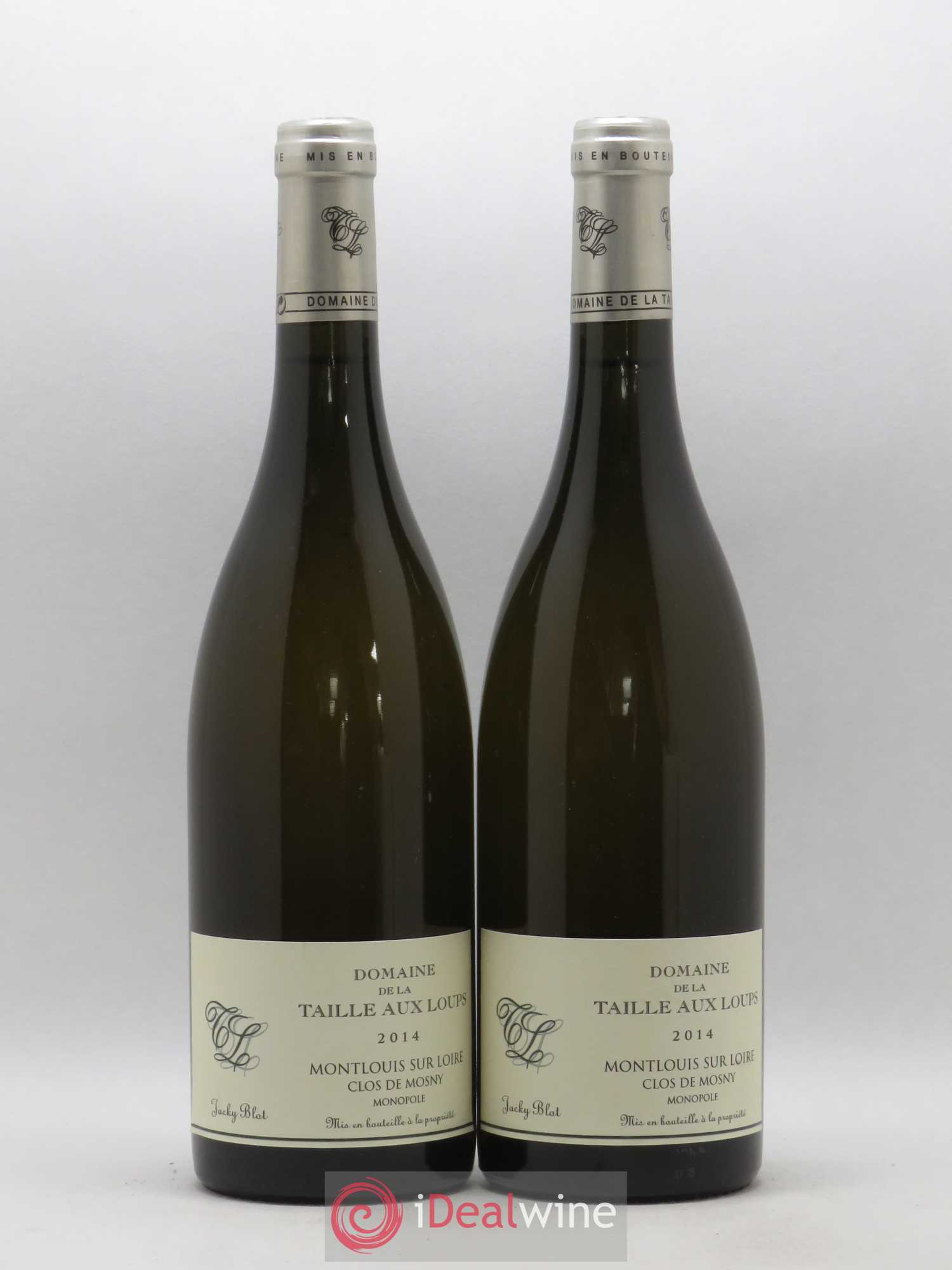 Montlouis-sur-Loire Clos de Mosny La Taille aux Loups - Jacky Blot 2014 - Lot de 2 bouteilles - 0