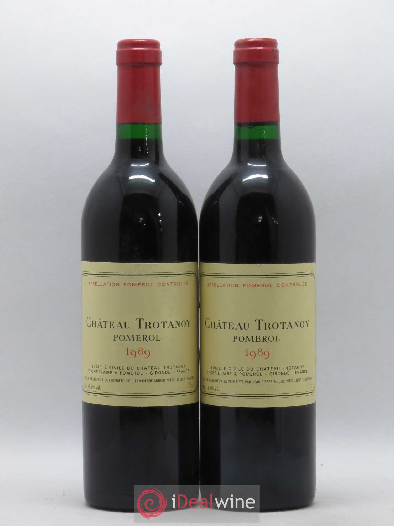 Château Trotanoy 1989 - Lot de 2 bouteilles - 0