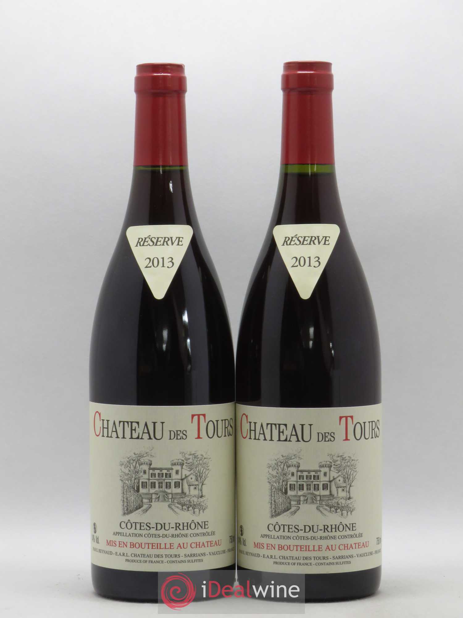 Côtes-du-Rhône Château des Tours Emmanuel Reynaud 2013 - Lot de 2 bouteilles - 0