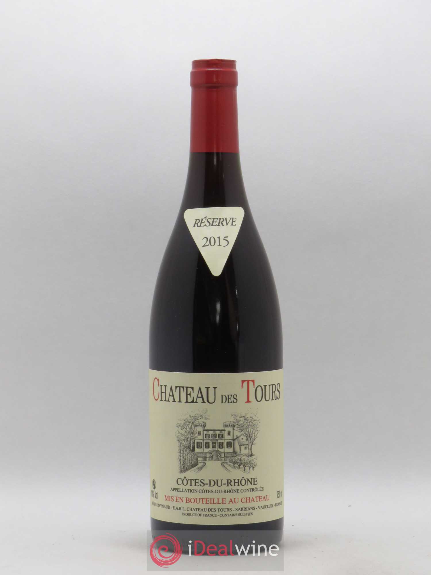 Côtes-du-Rhône Château des Tours Emmanuel Reynaud 2015 - Lot de 1 bouteille - 0