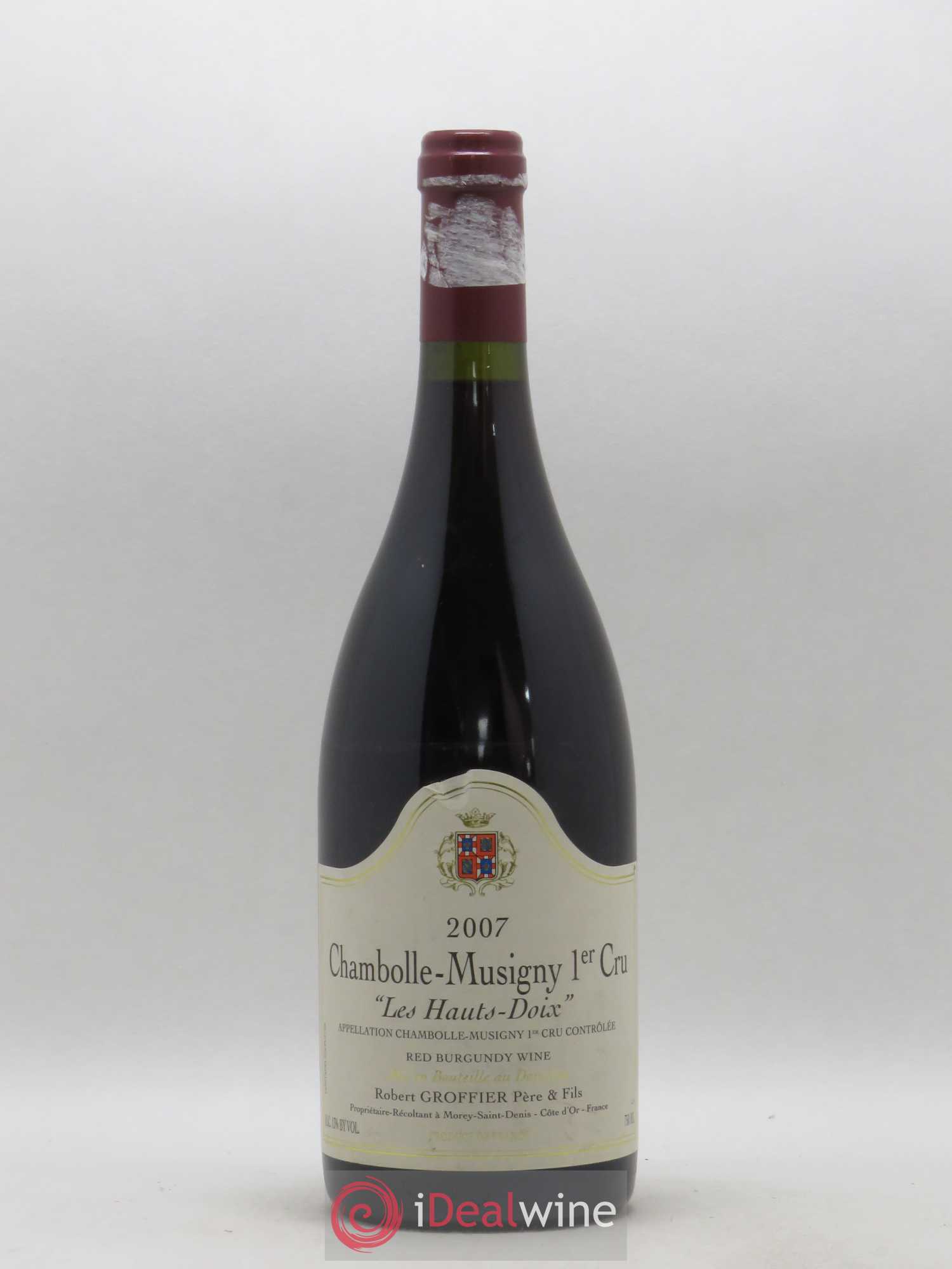 Chambolle-Musigny 1er Cru Les Hauts Doix Robert Groffier Père & Fils (Domaine) 2007 - Lot de 1 bouteille - 0