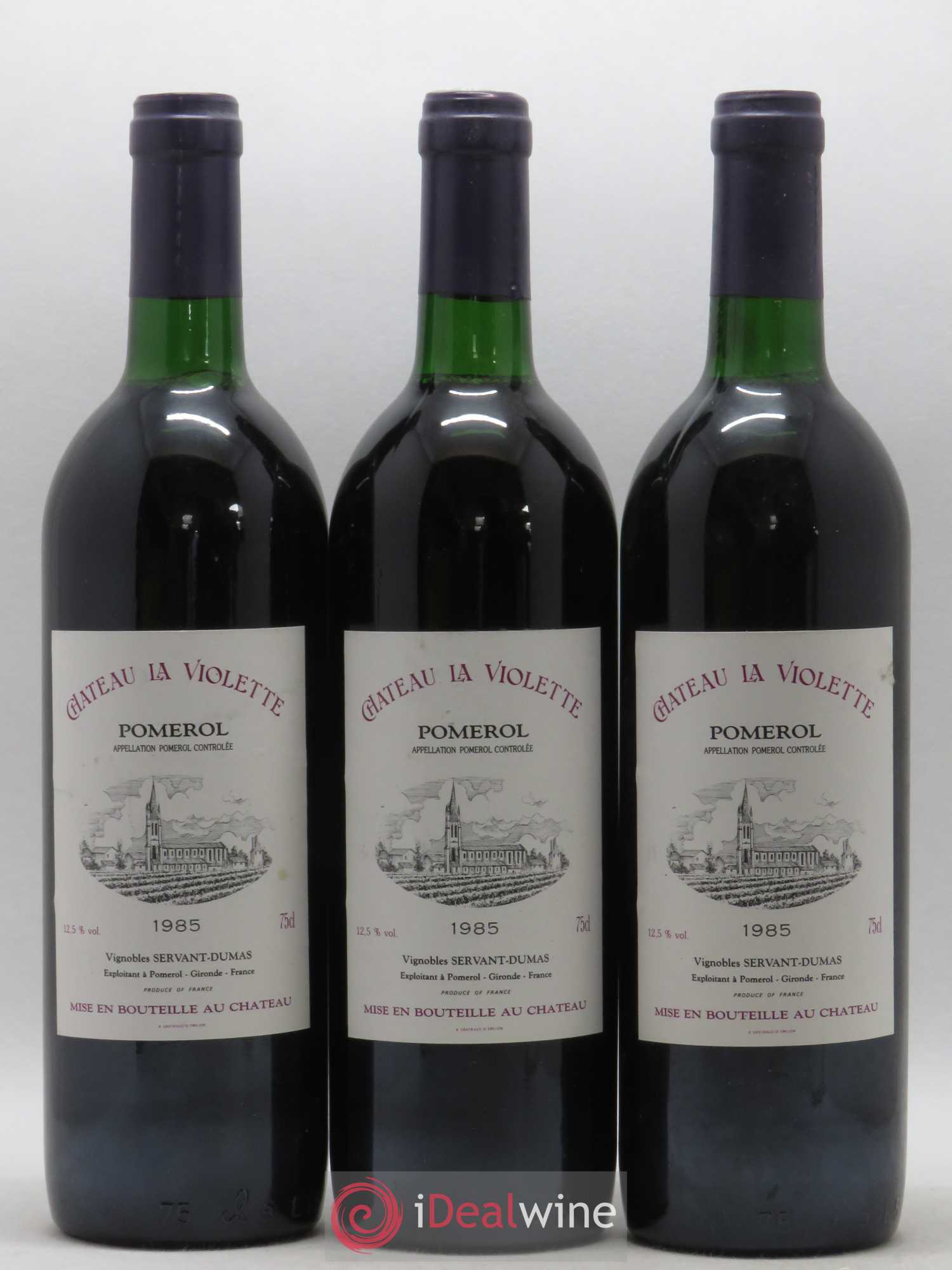Château la Violette 1985 - Lot de 6 bouteilles - 1